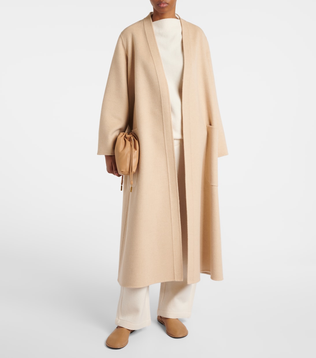 Pantaloni a gamba larga Arca in cashmere | Max Mara