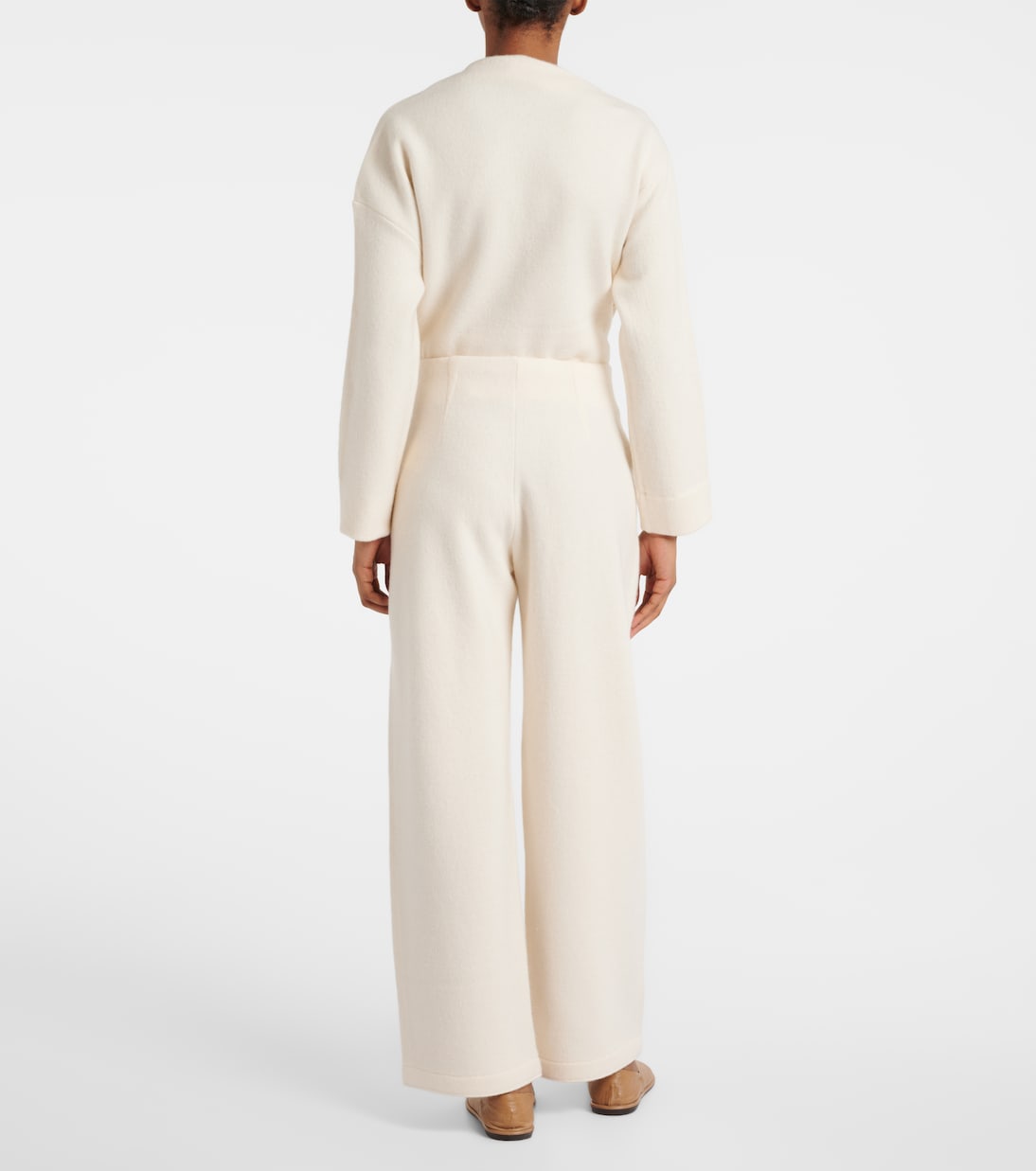 Pantaloni a gamba larga Arca in cashmere | Max Mara
