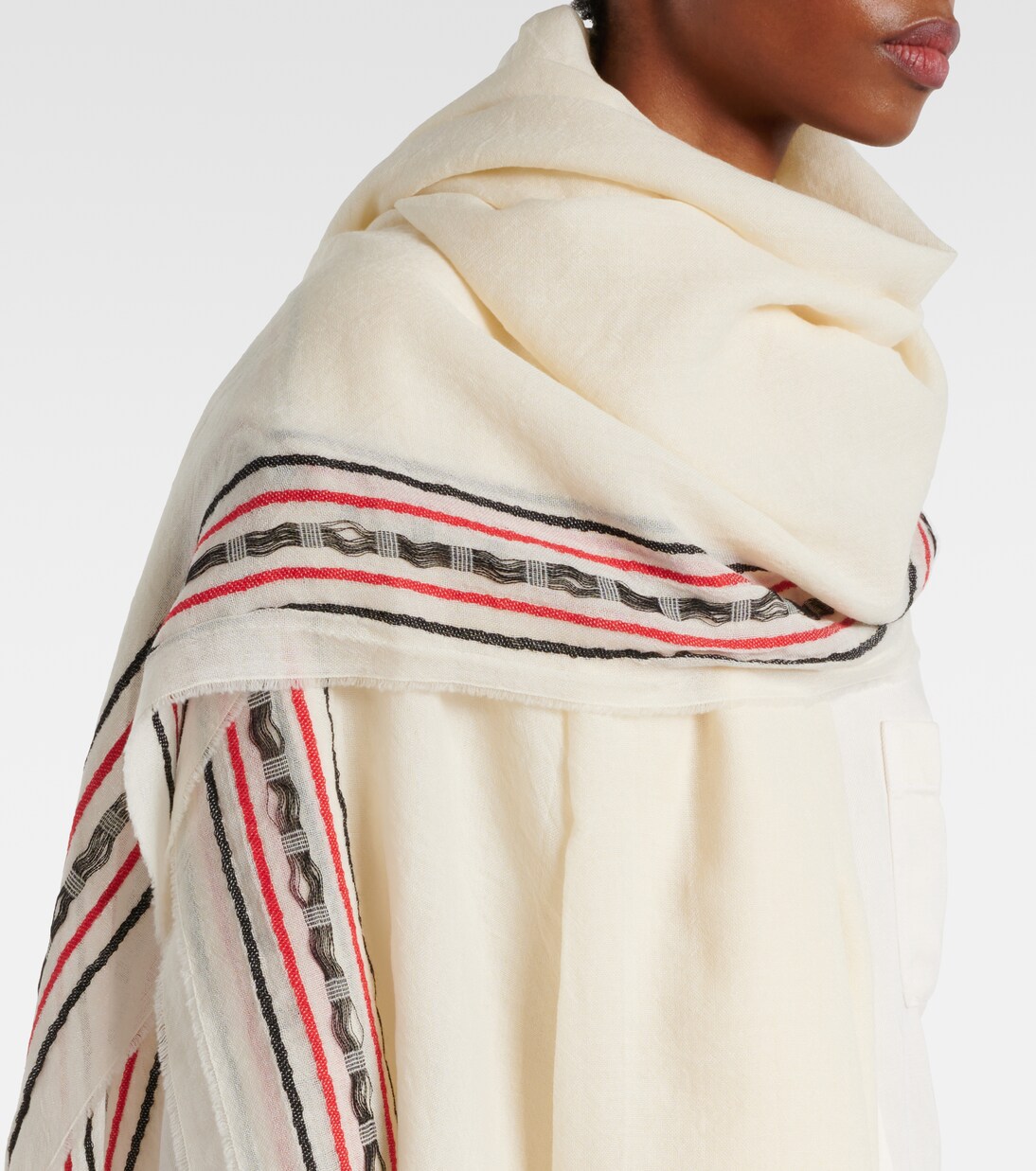 Sciarpa Terela in lana, seta e cashmere | The Row