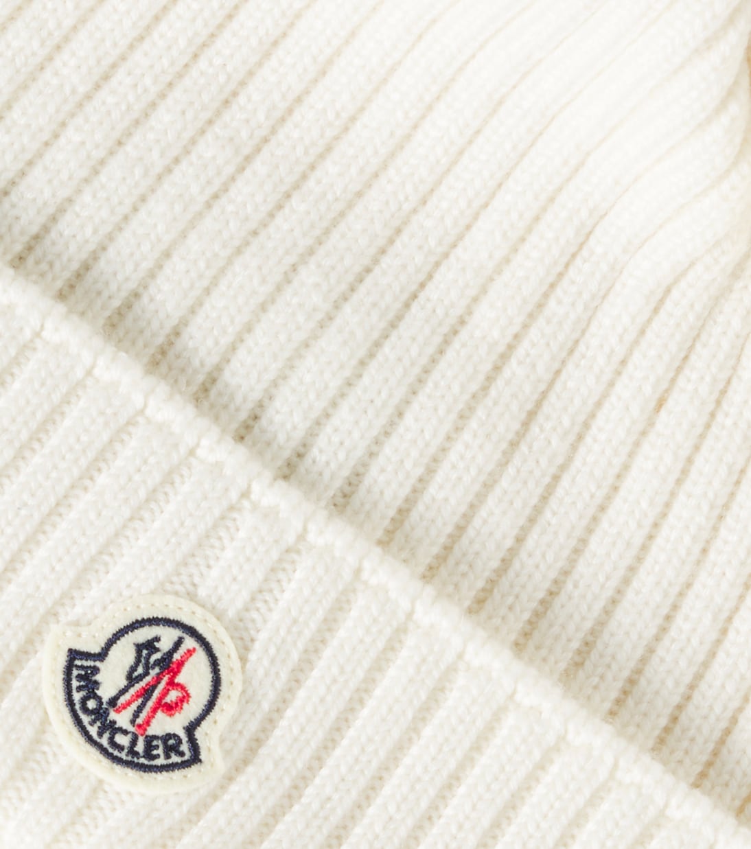 Ribbed-knit wool beanie | Moncler Enfant