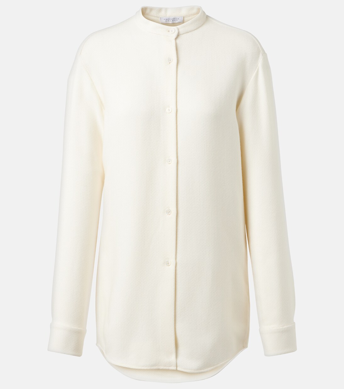 Blusa Terra in jacquard di lana e seta | Gabriela Hearst