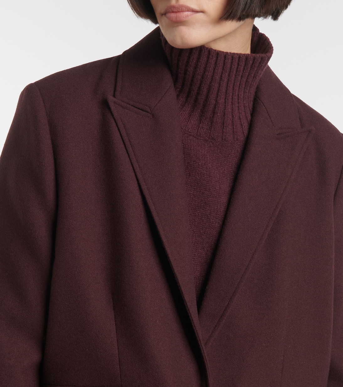 Cropped single-breasted wool jacket | Joseph
