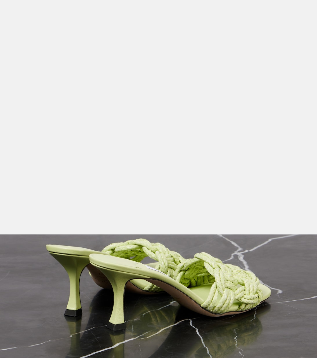 Mules Chara 70 en raphia | Jimmy Choo