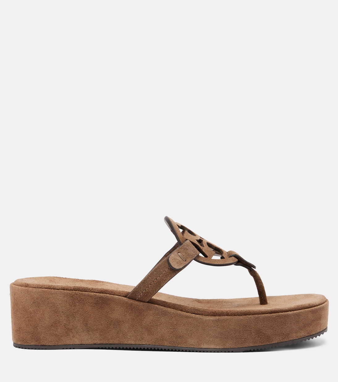 صندل بصباع من الجلد السويدي Miller 25 | Tory Burch