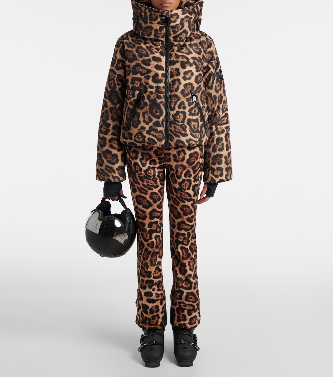 Minou leopard-print ski pants | Goldbergh