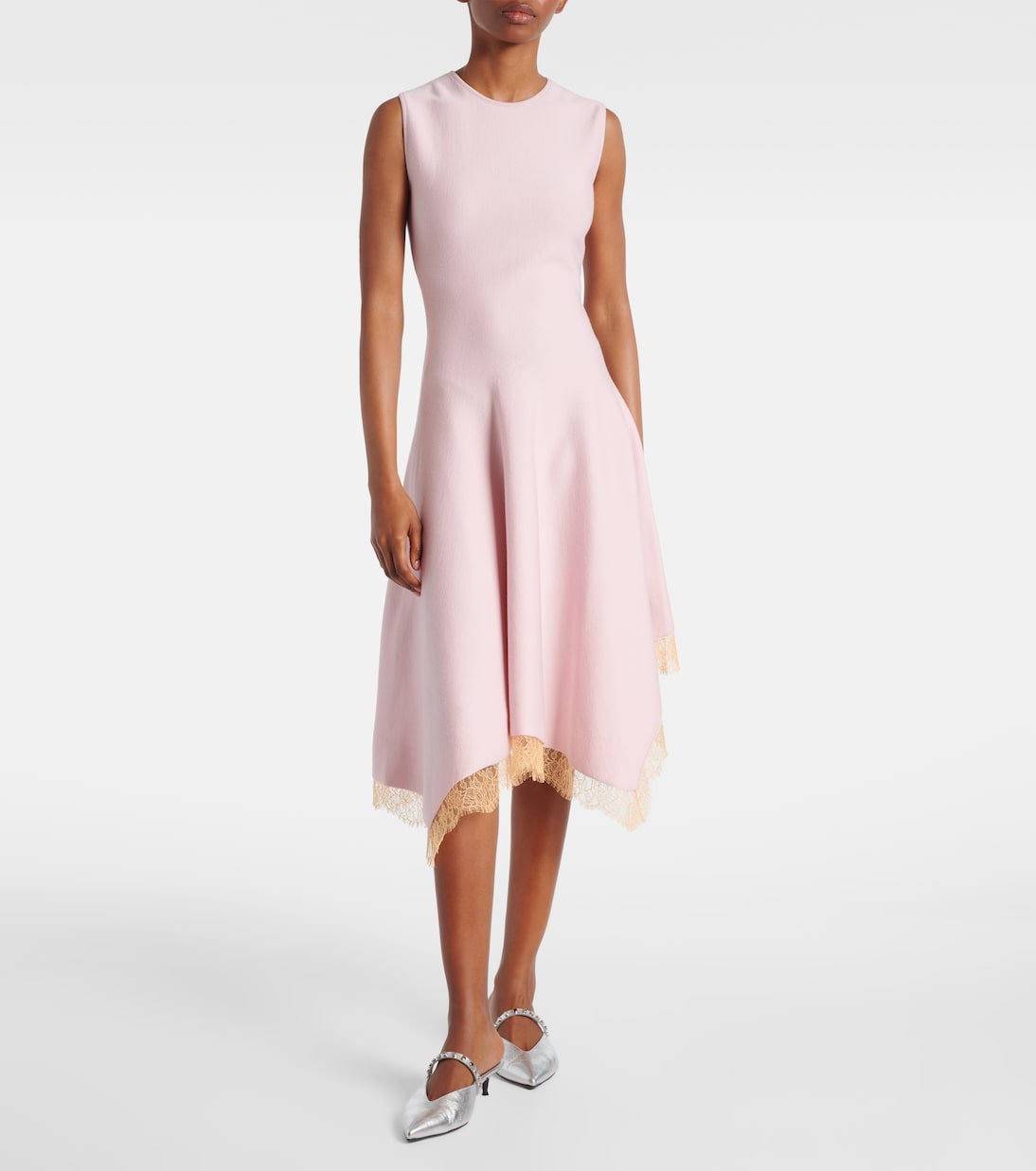 Midikleid mit Spitze | McQueen