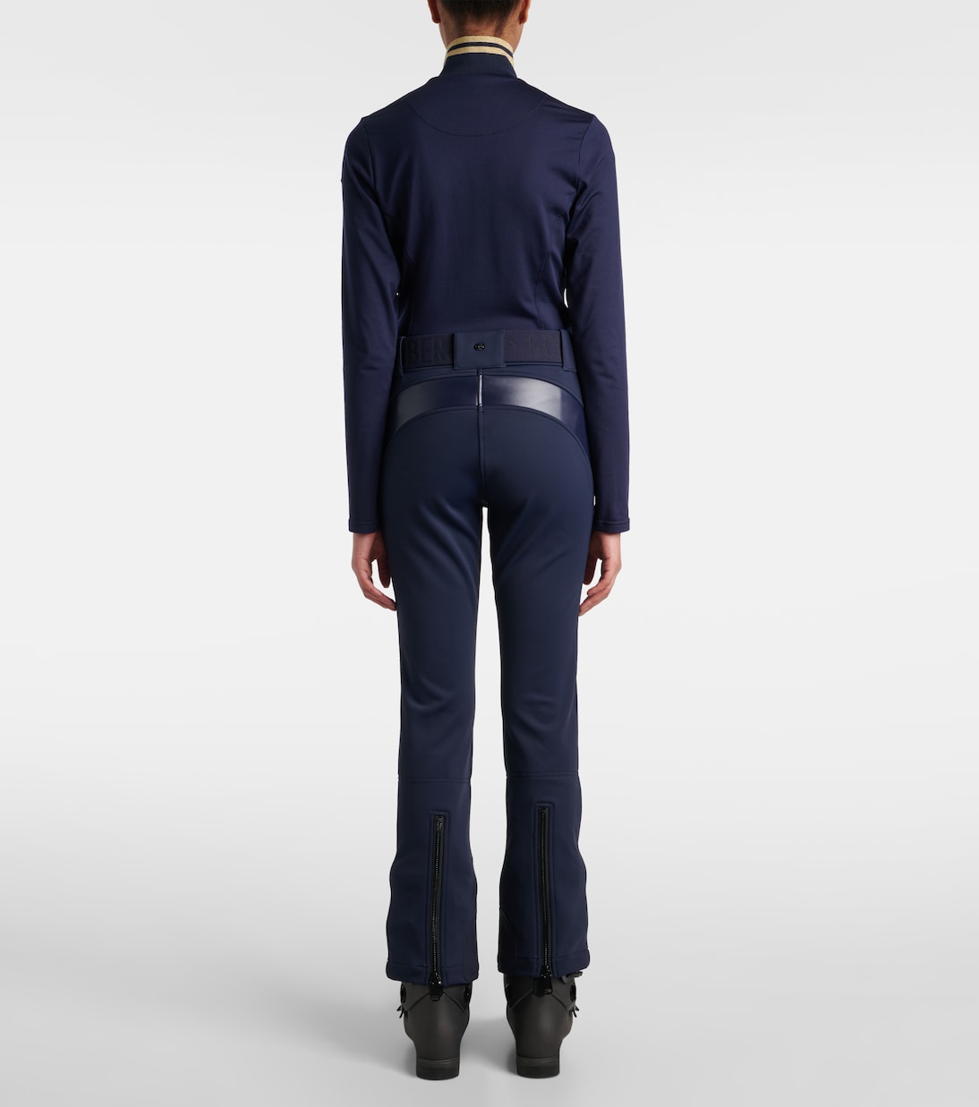 Alessia faux leather-trimmed ski pants | Goldbergh
