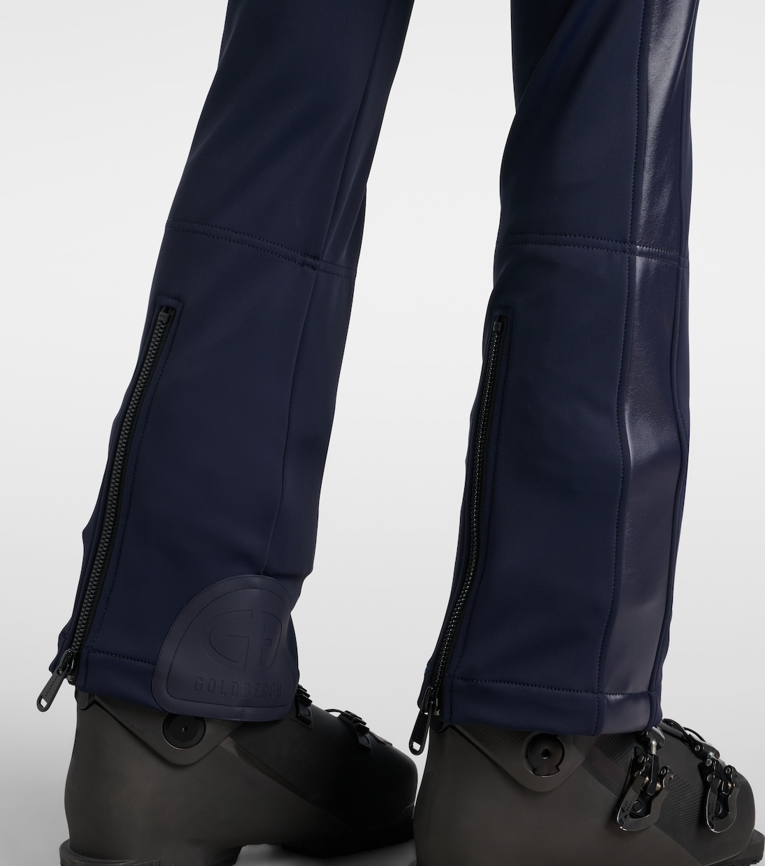 Alessia faux leather-trimmed ski pants | Goldbergh
