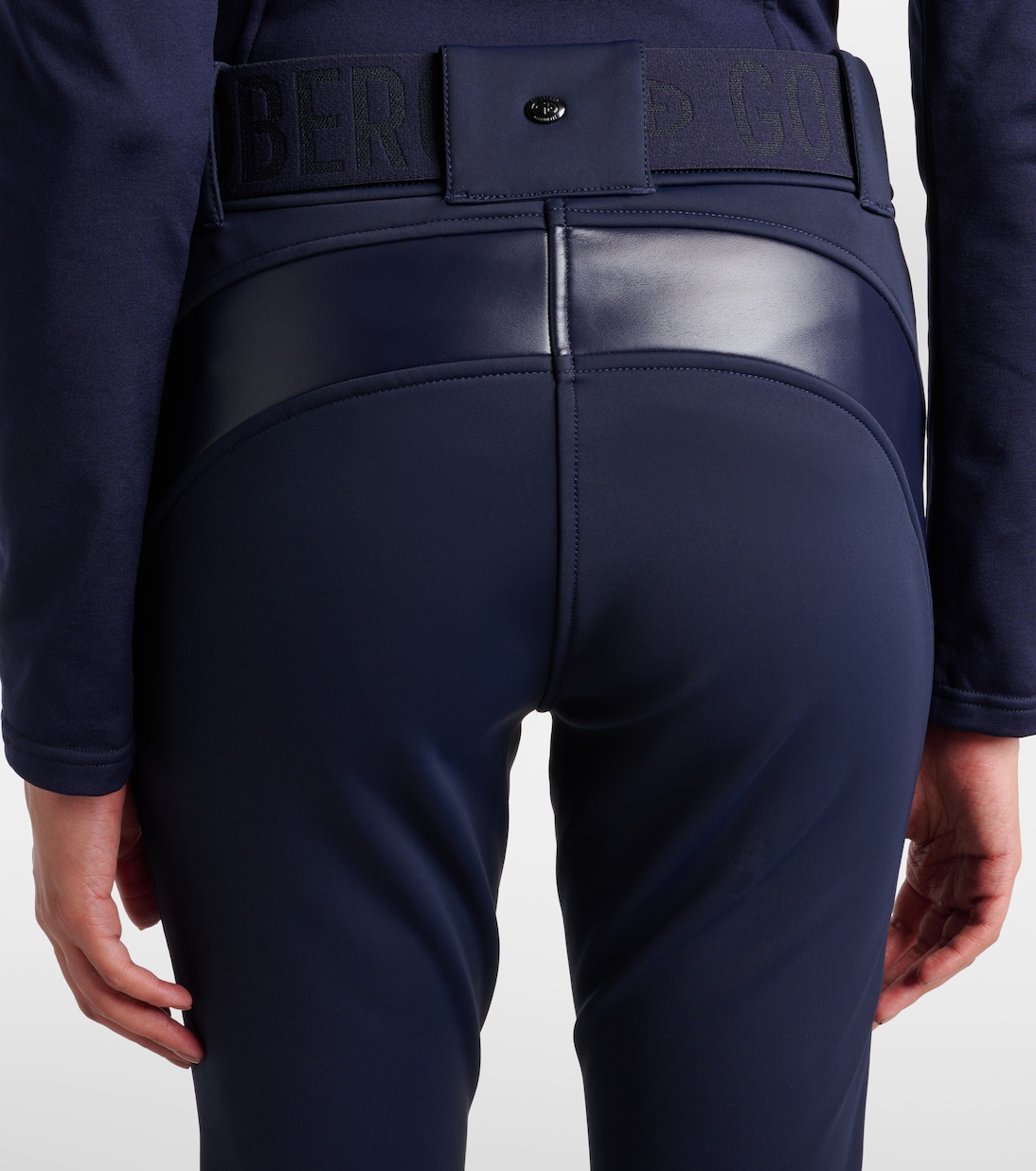 Alessia faux leather-trimmed ski pants | Goldbergh