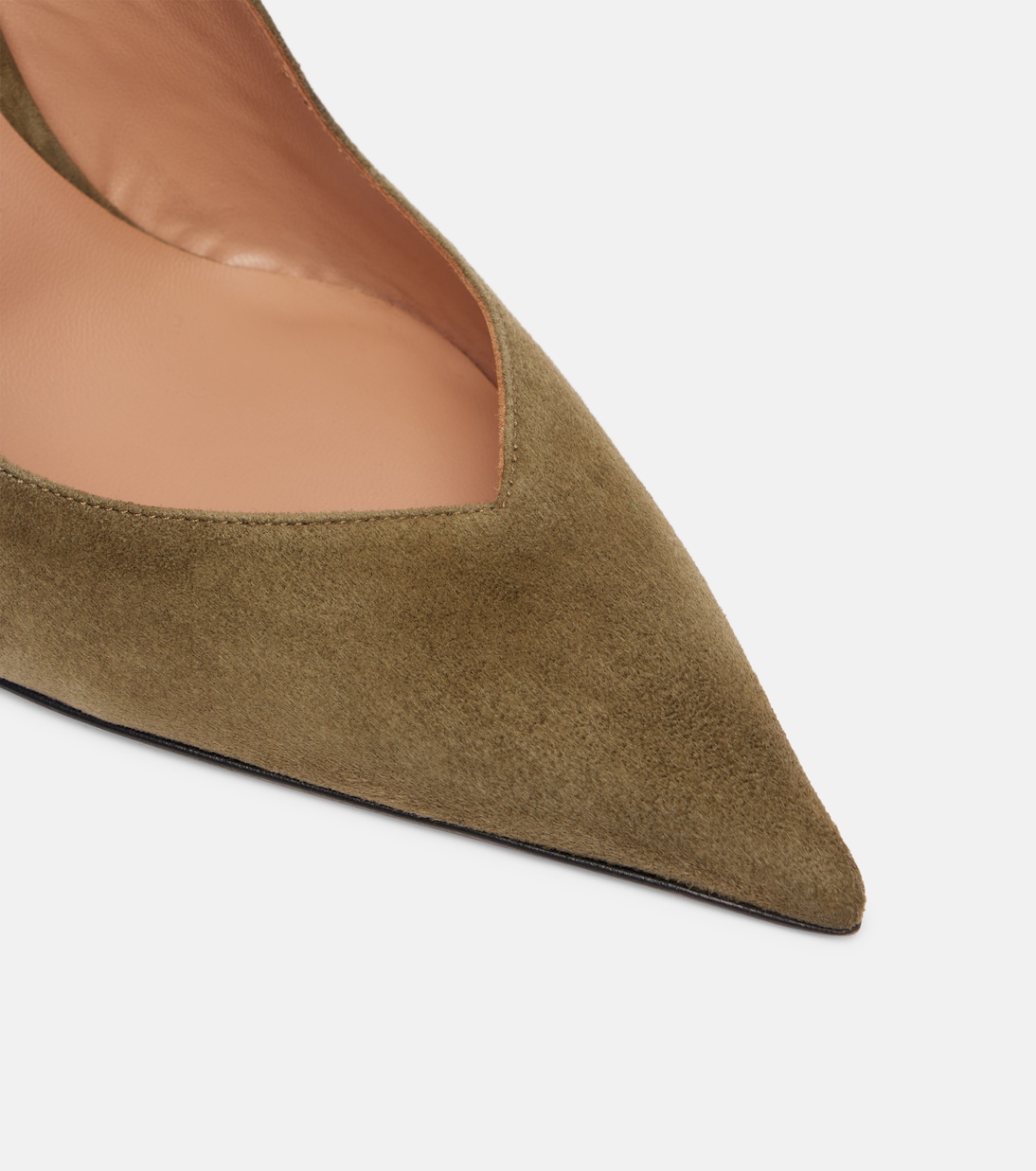 Slingback-Pumps Cheope 105 aus Veloursleder | The Attico