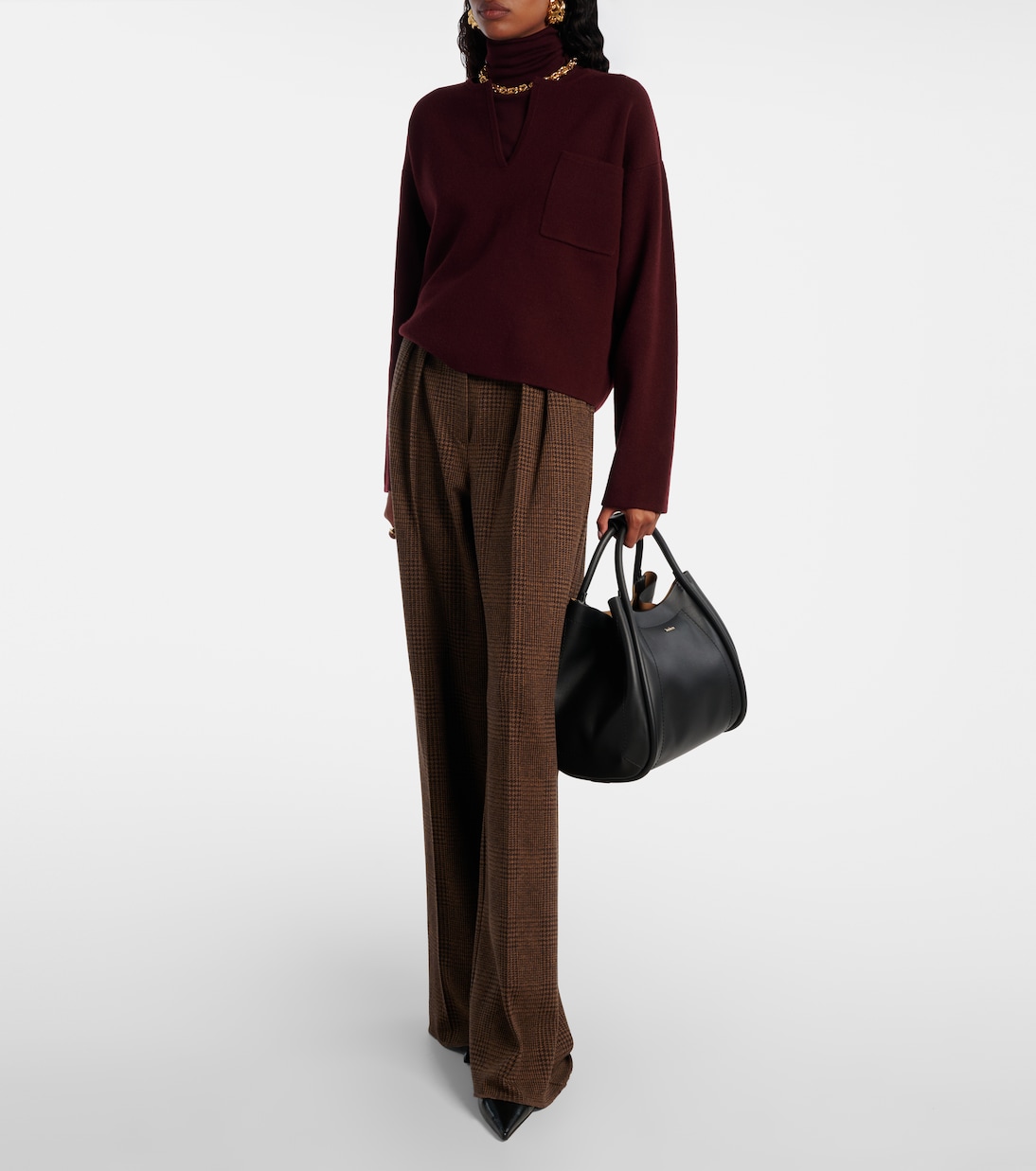 Marin Medium leather tote bag | Max Mara