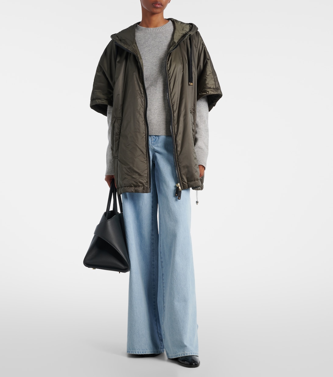The Cube Greenci padded canvas cape | Max Mara