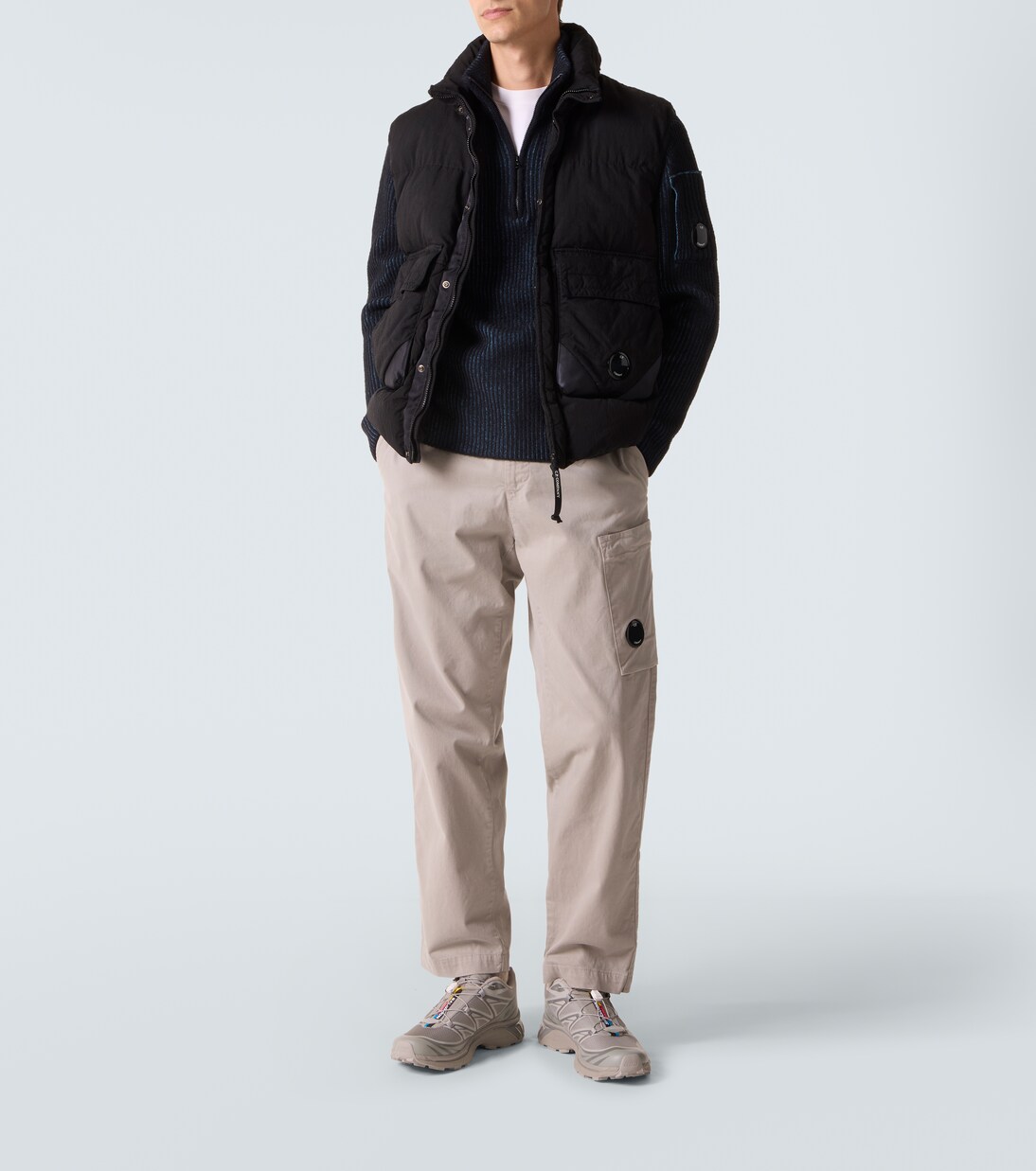 Lens fleece half-zip sweater | C.P. Company
