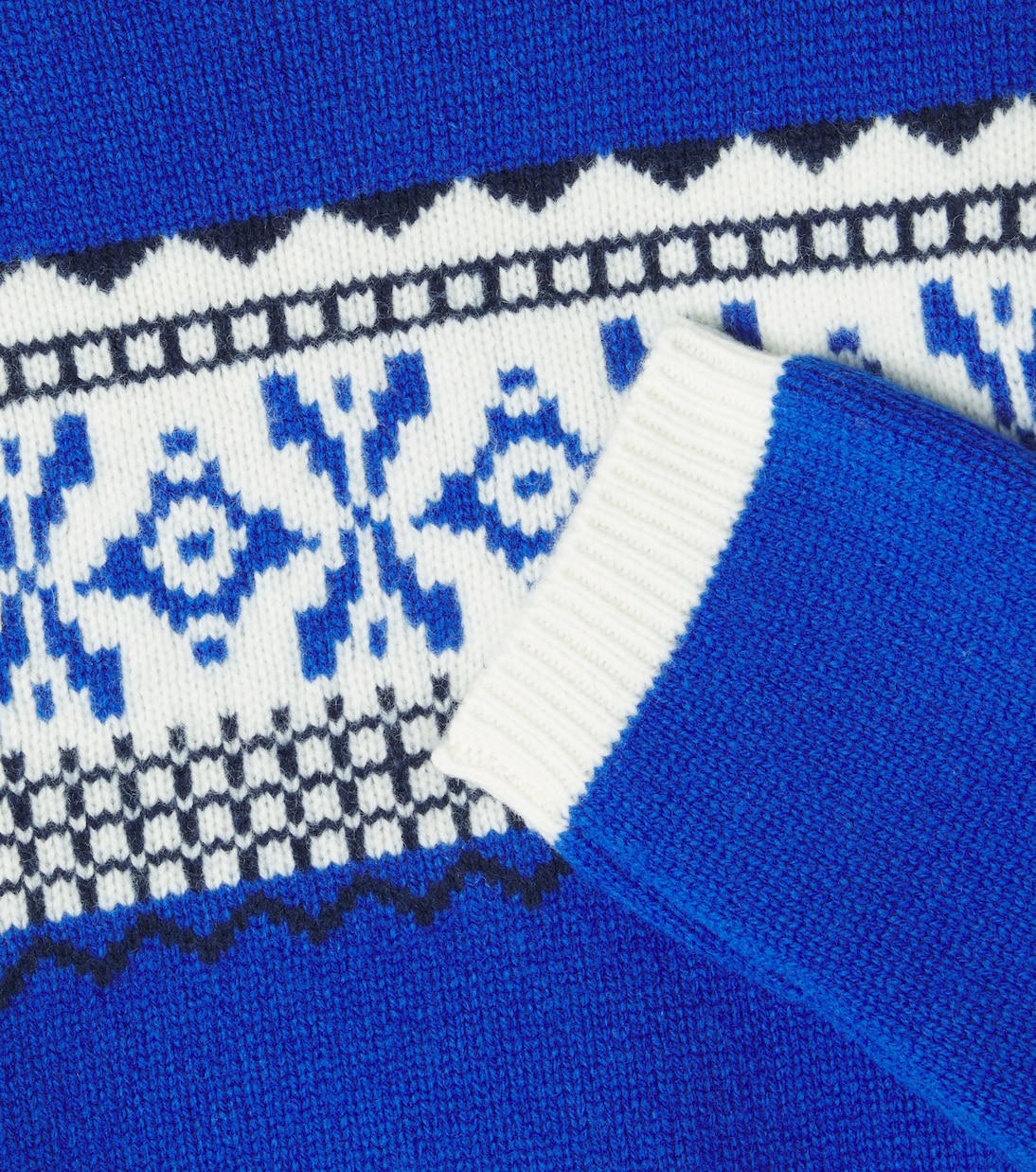 Jacquard wool sweater | Tartine et Chocolat