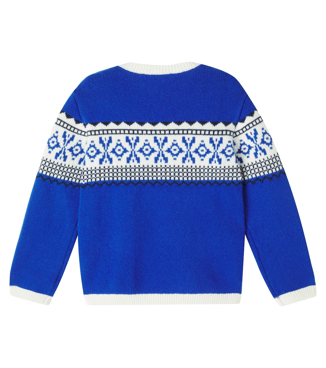 Jacquard wool sweater | Tartine et Chocolat