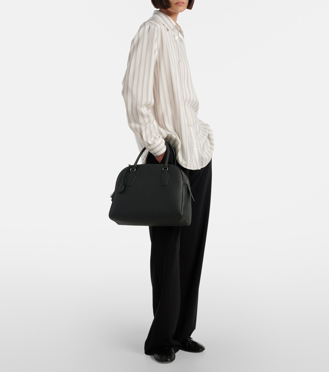 India 12 leather tote bag | The Row