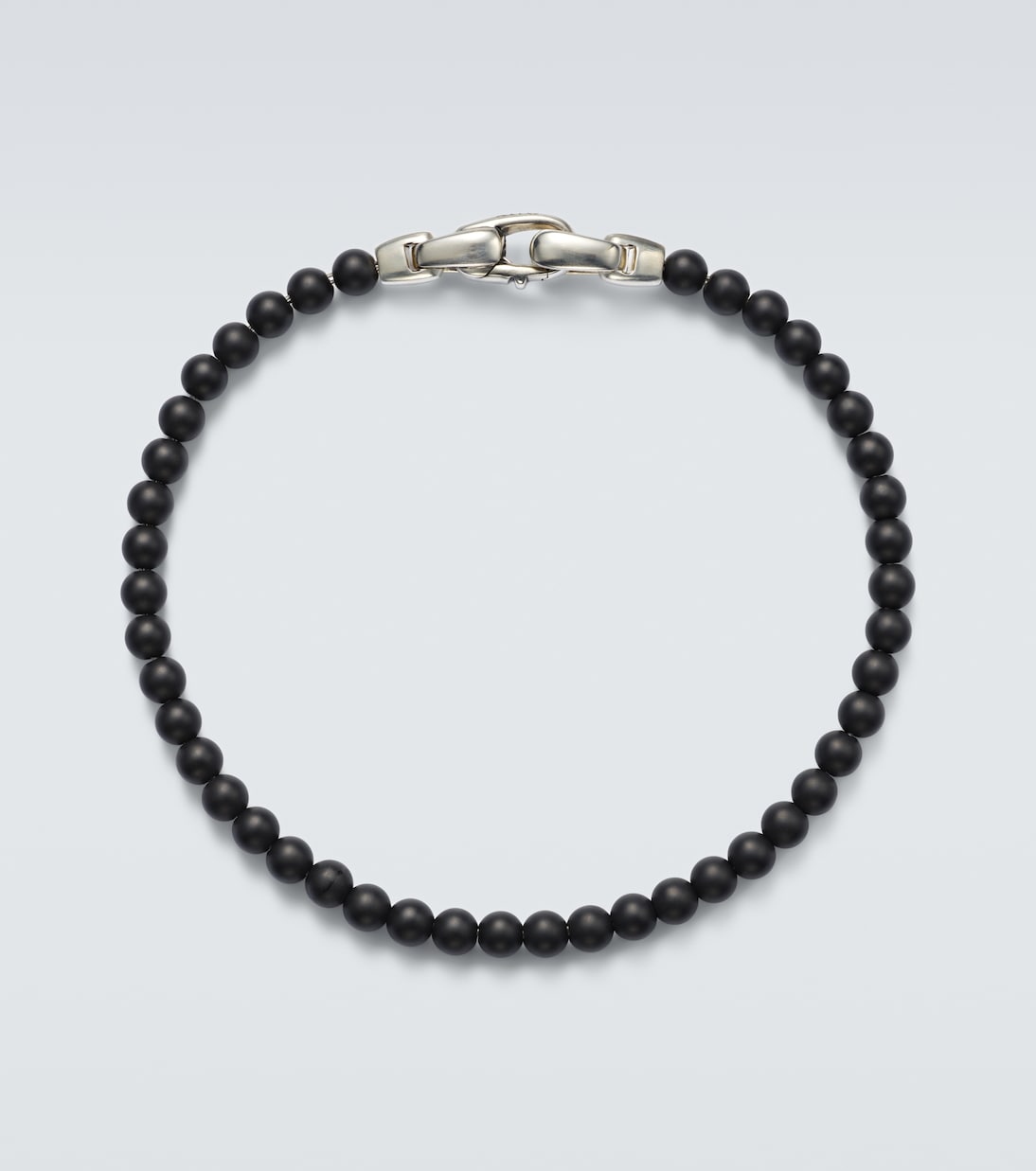 Spiritual Beads sterling silver bracelet with black onyx  | David Yurman
