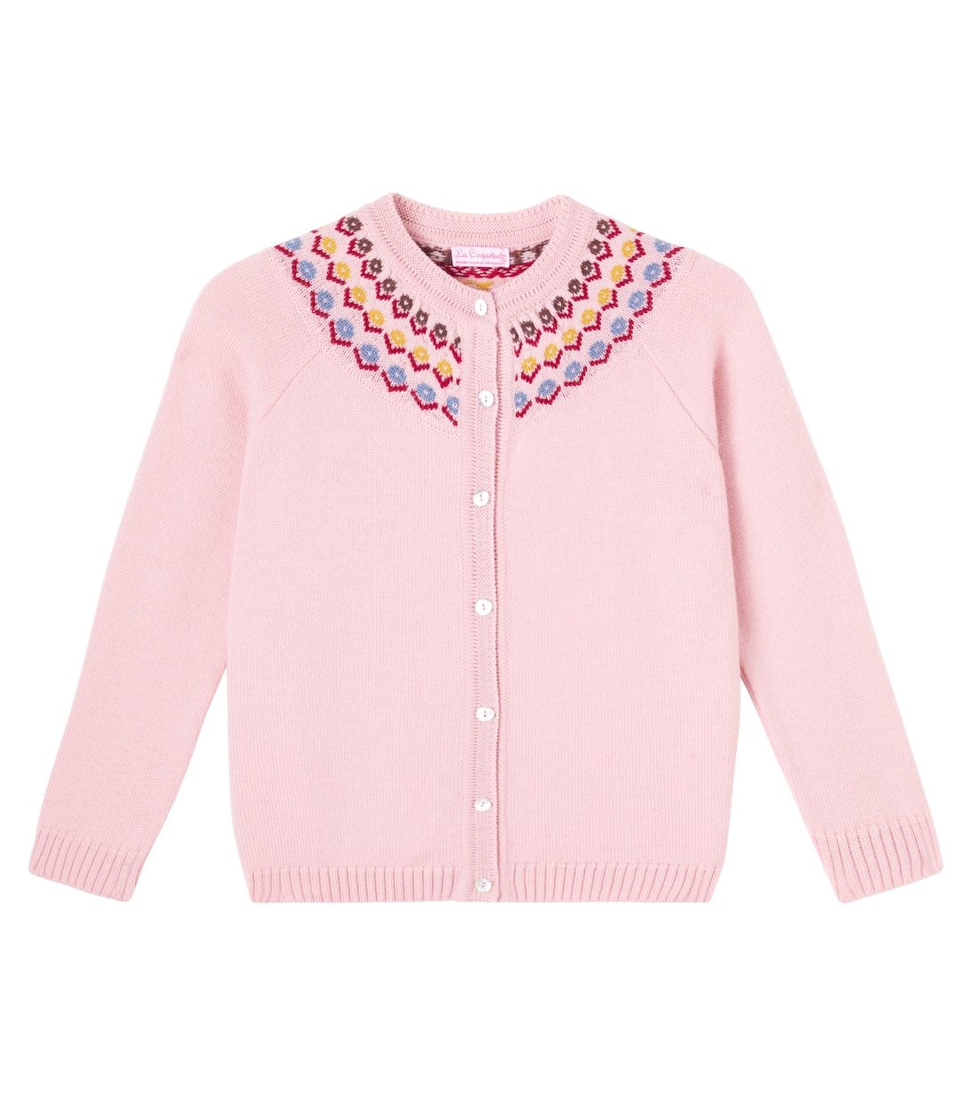 Nelia Fair Isle wool cardigan | La Coqueta