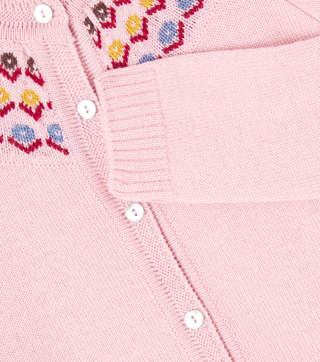 Nelia Fair Isle wool cardigan | La Coqueta