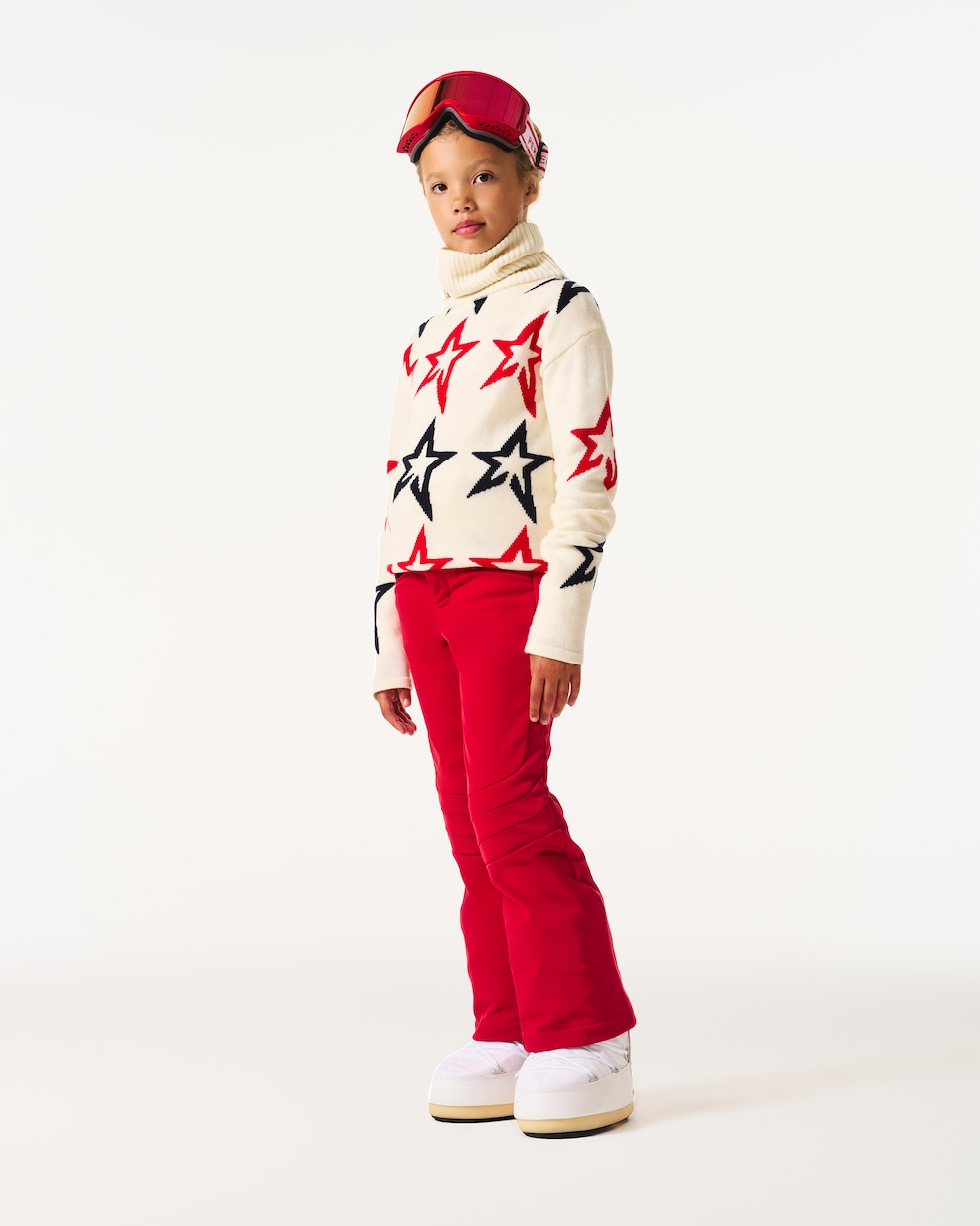 Intarsia wool turtleneck sweater | Perfect Moment Kids