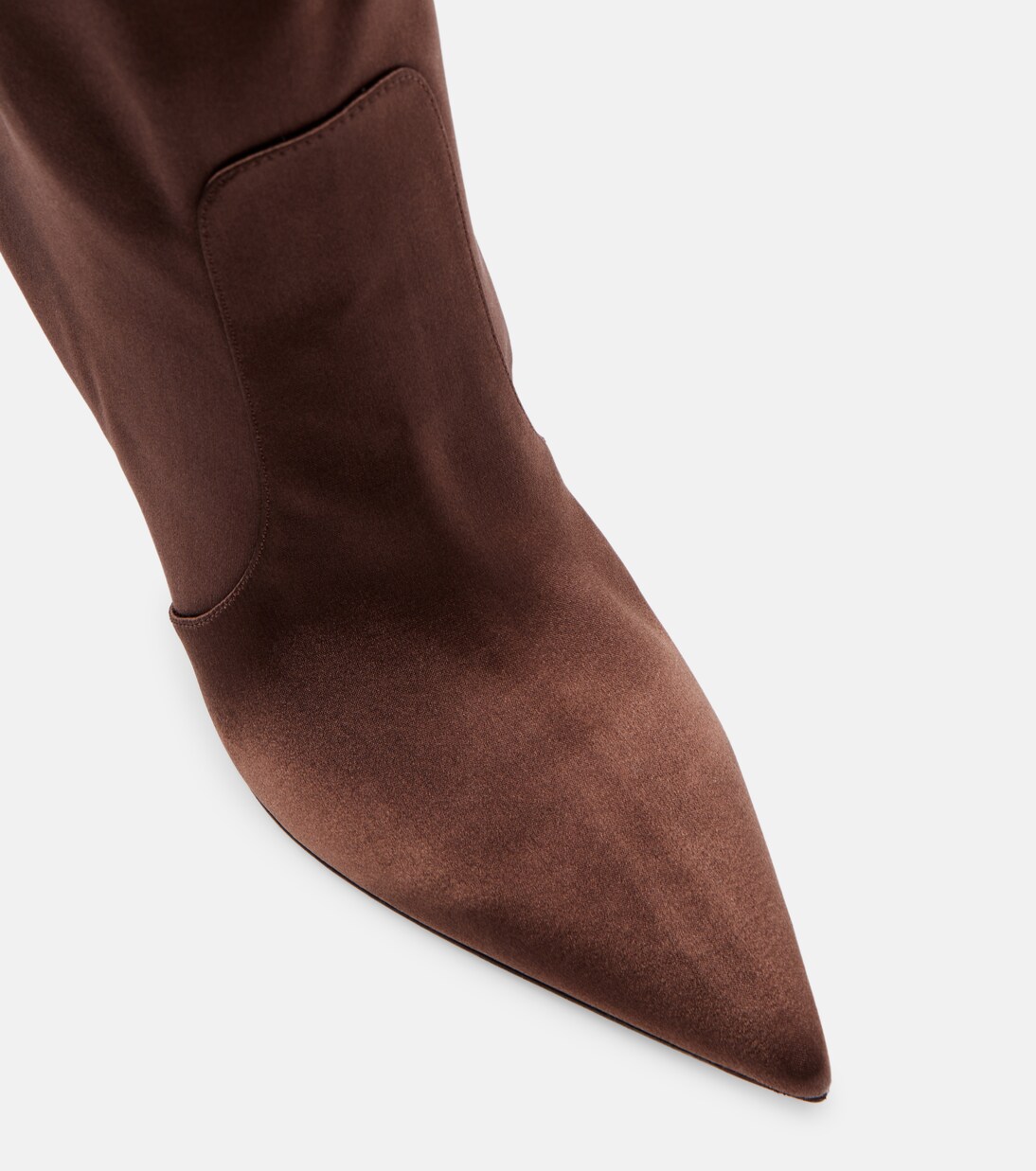 Hansen 85 satin over-the-knee boots | Gianvito Rossi