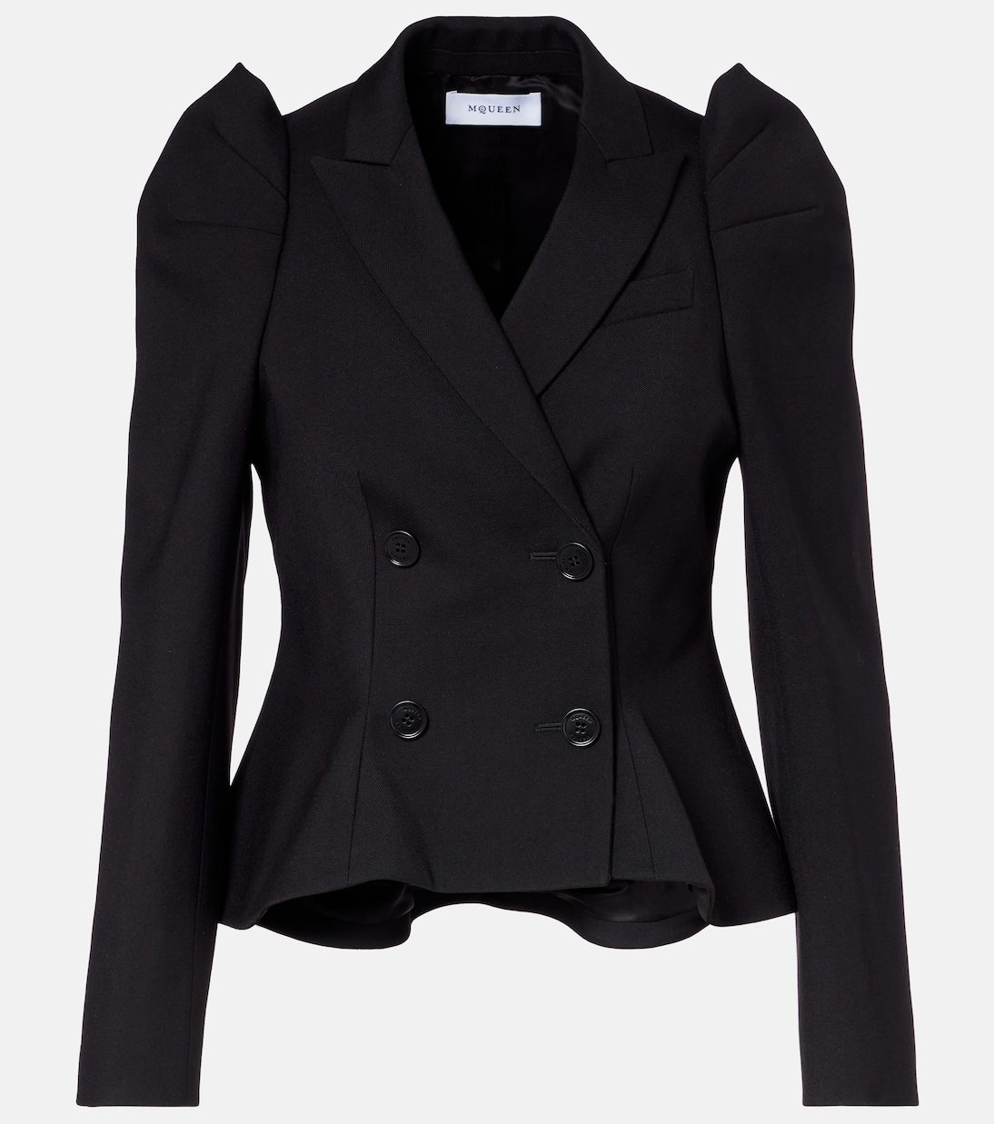 Wool puff-sleeve blazer | McQueen