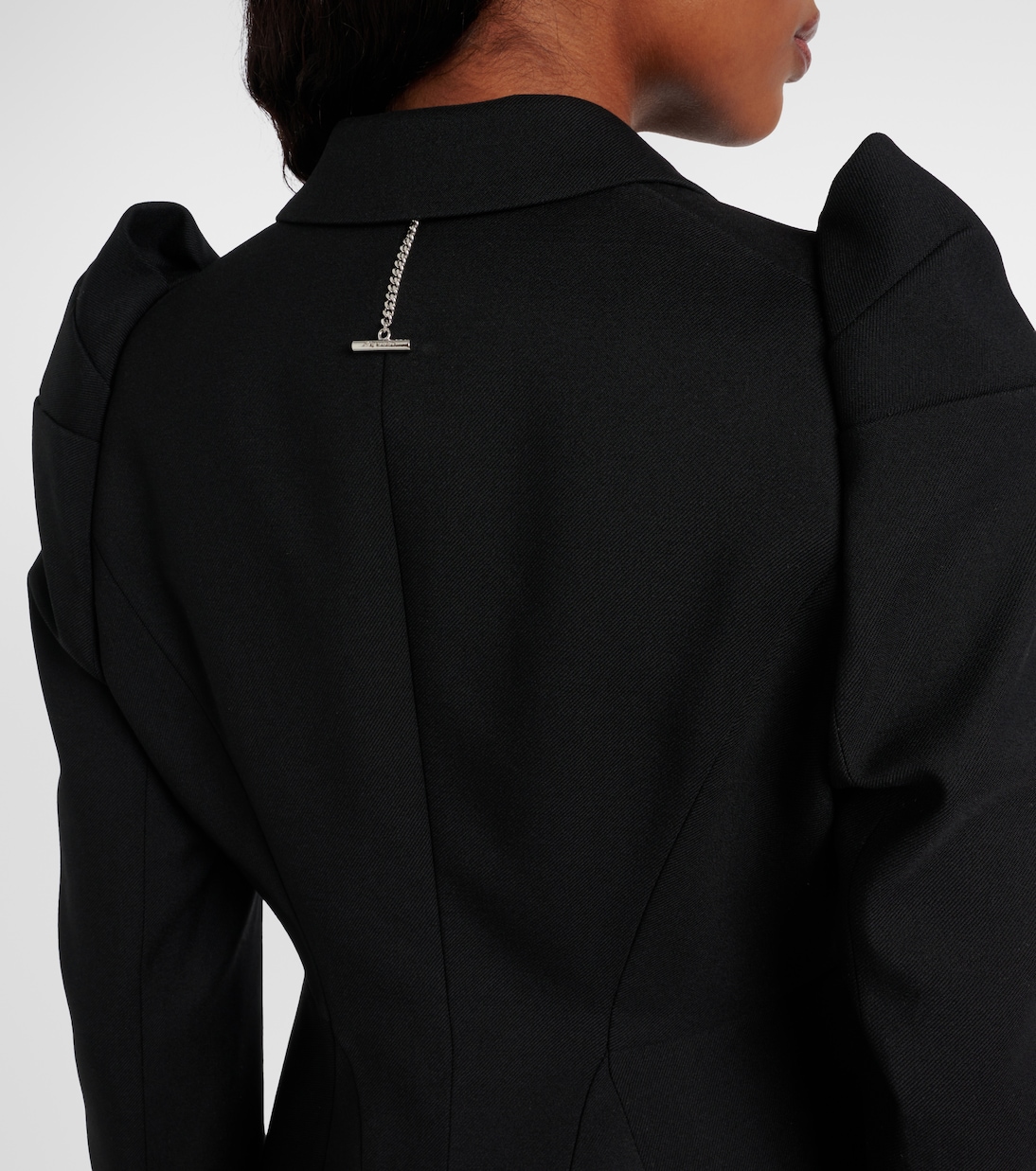 Wool puff-sleeve blazer | McQueen