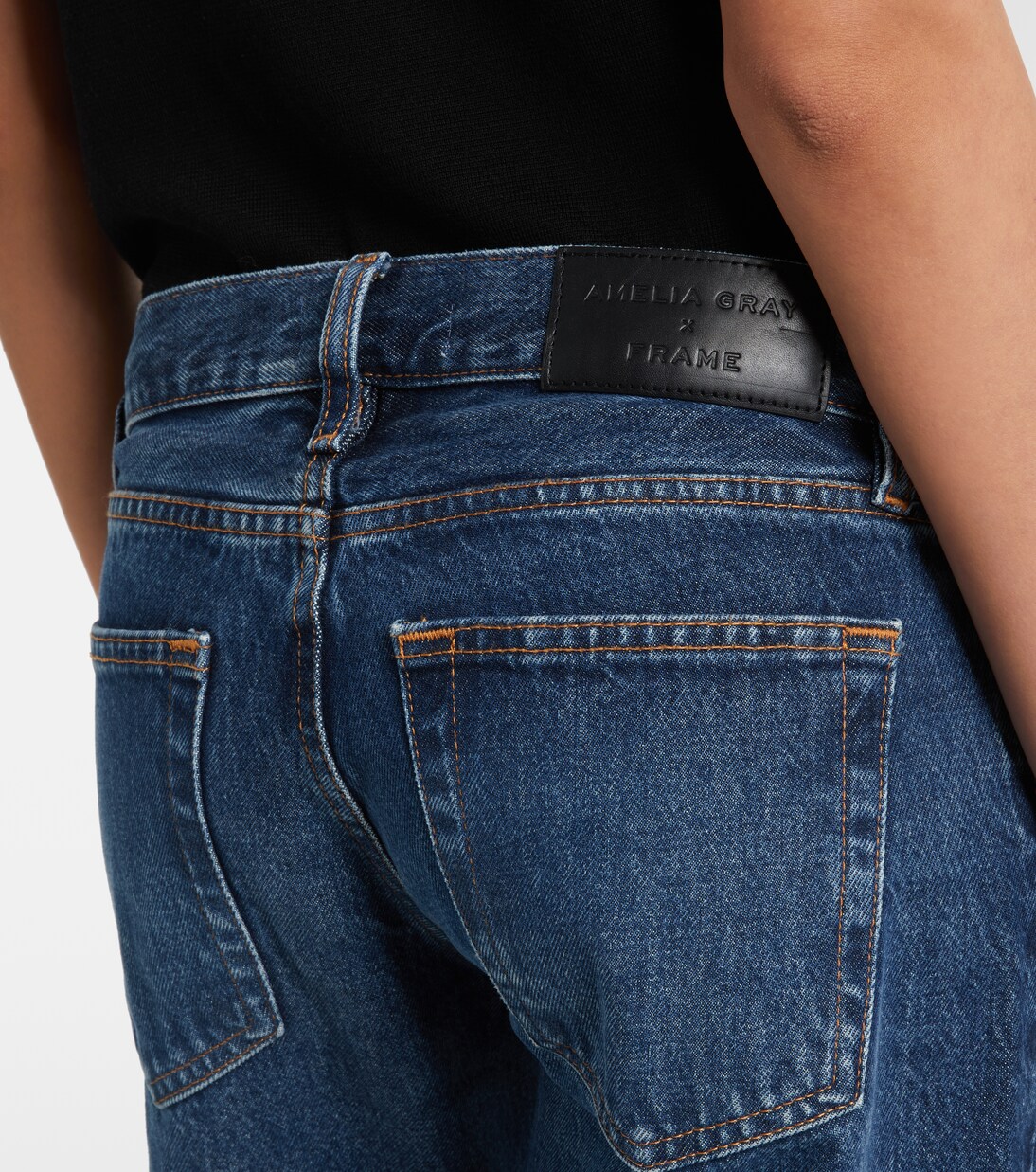 Low-Rise Wide-Leg Jeans The Gray | Frame