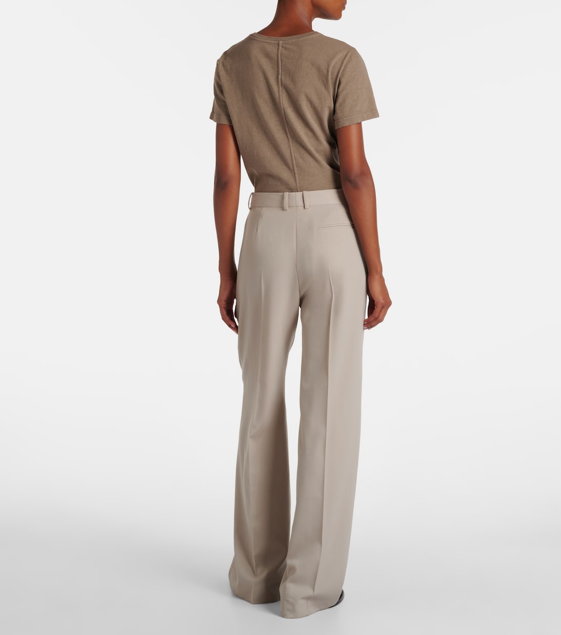 Pantalon ample Virgil en laine | The Row