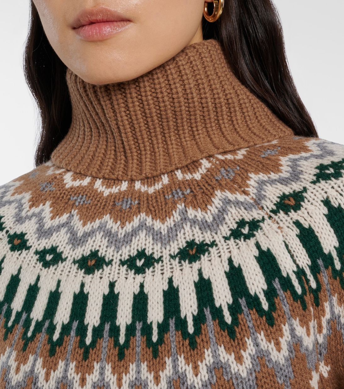 Pull Ingrid en jacquard de cachemire | Bogner