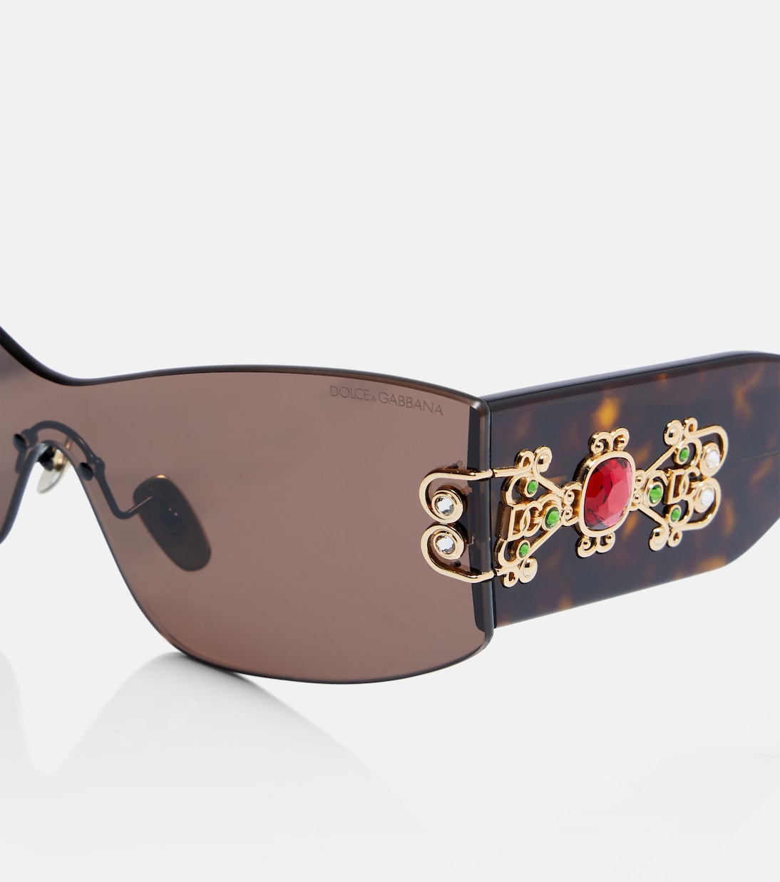 Embellished rectangular sunglasses | Dolce&Gabbana