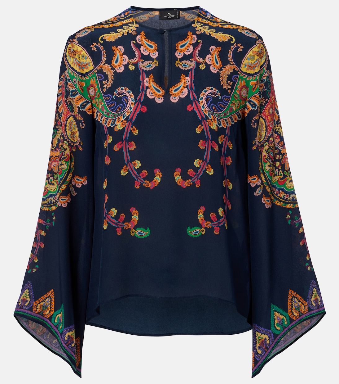 Paisley printed silk blouse | Etro