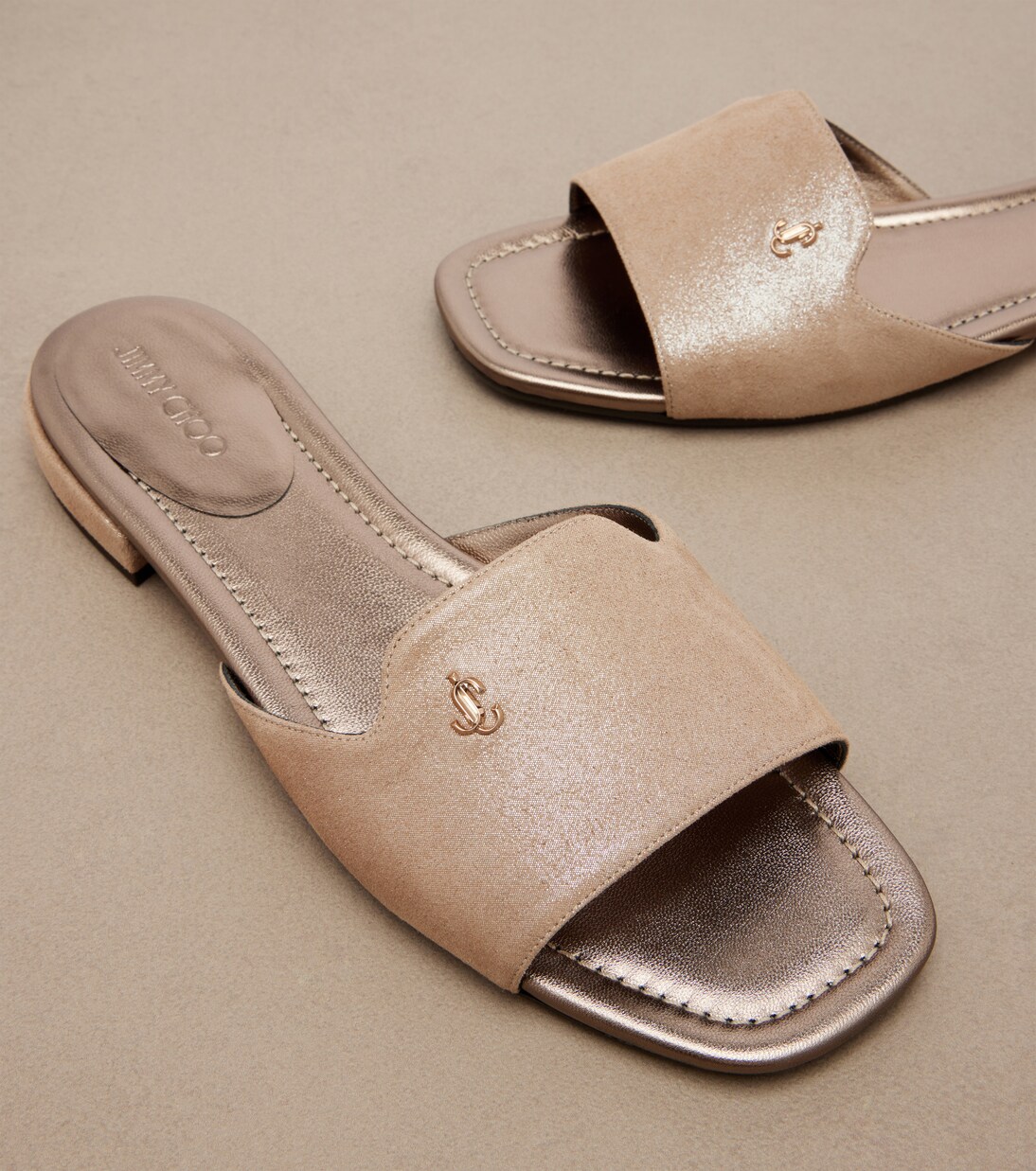 Pantoletten Dina aus Leder | Jimmy Choo