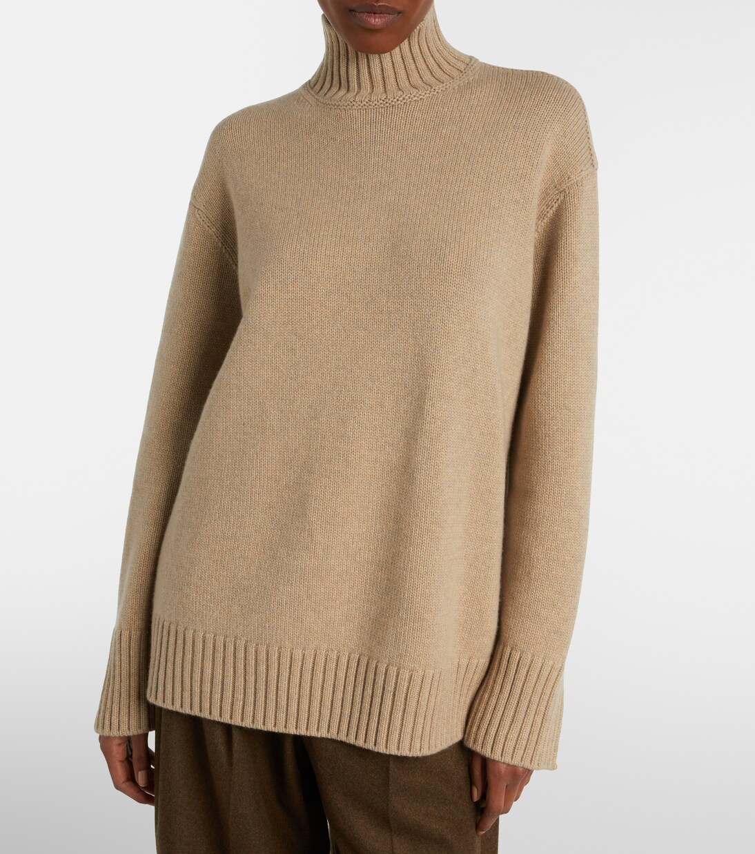 Cashmere turtleneck sweater | Loro Piana
