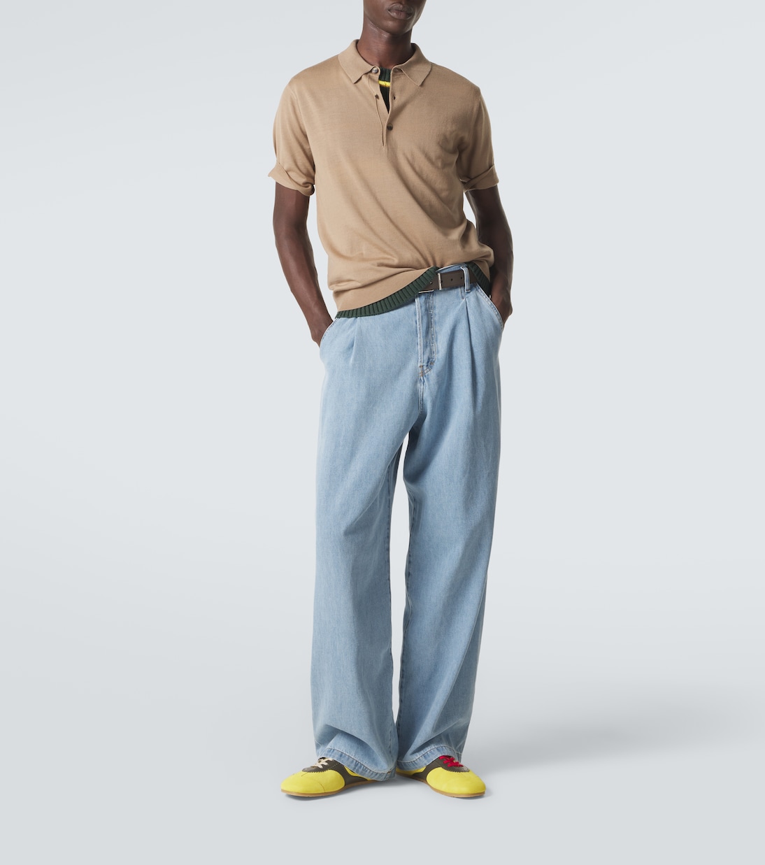 Wool polo shirt | Dries Van Noten