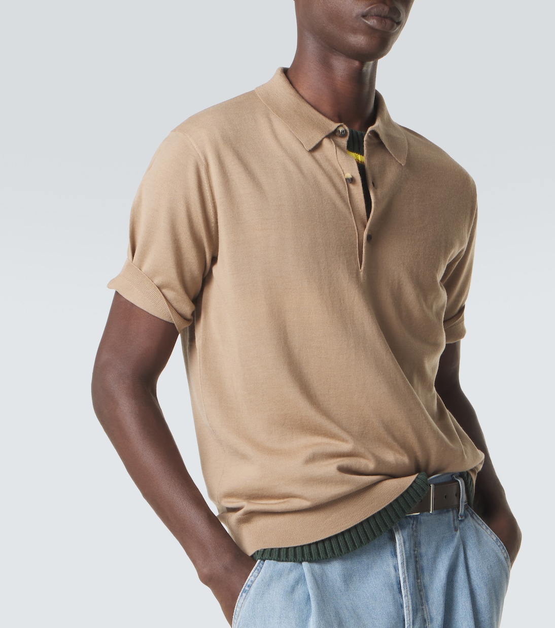 Wool polo shirt | Dries Van Noten