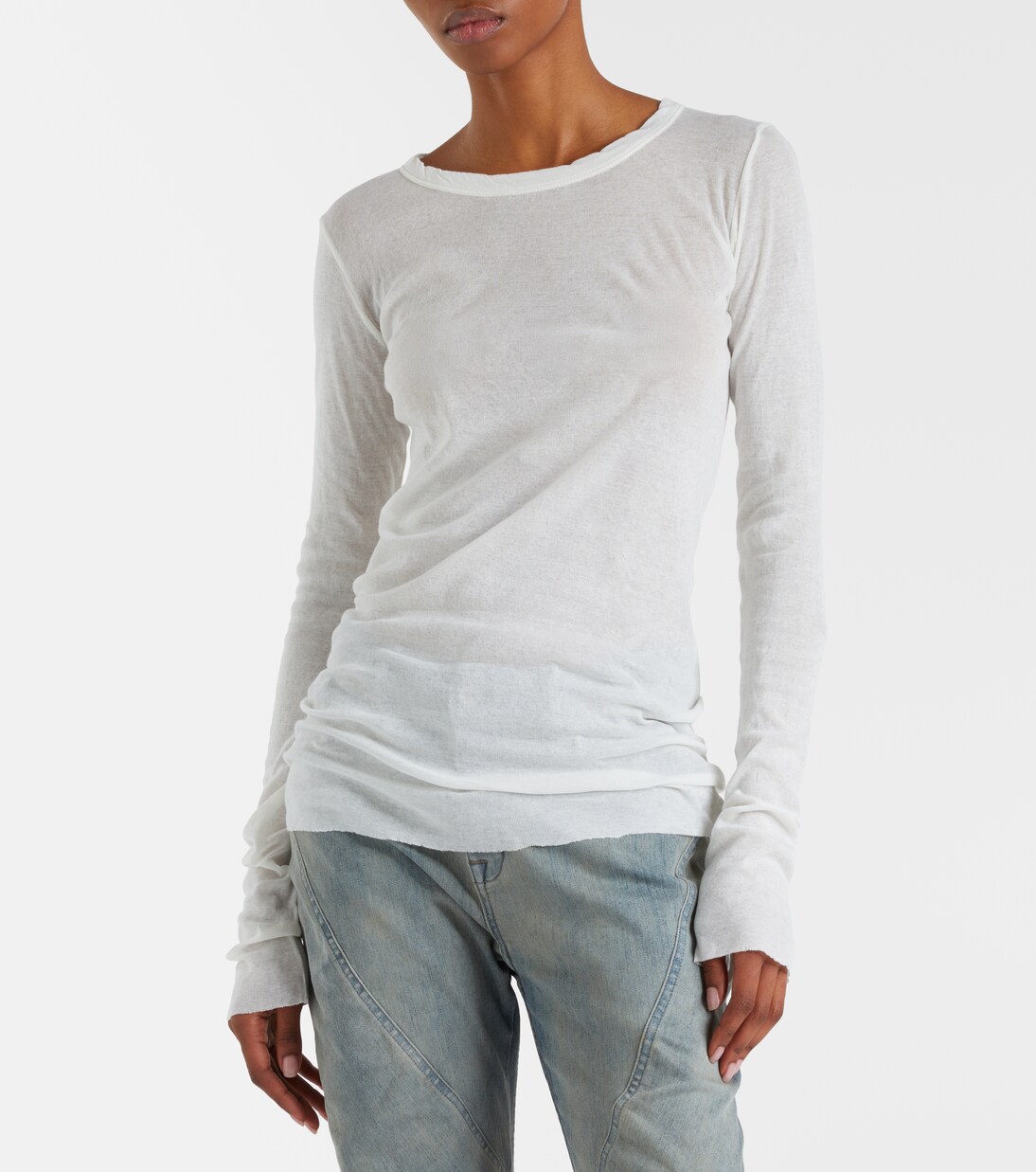 Cotton jersey top | Rick Owens