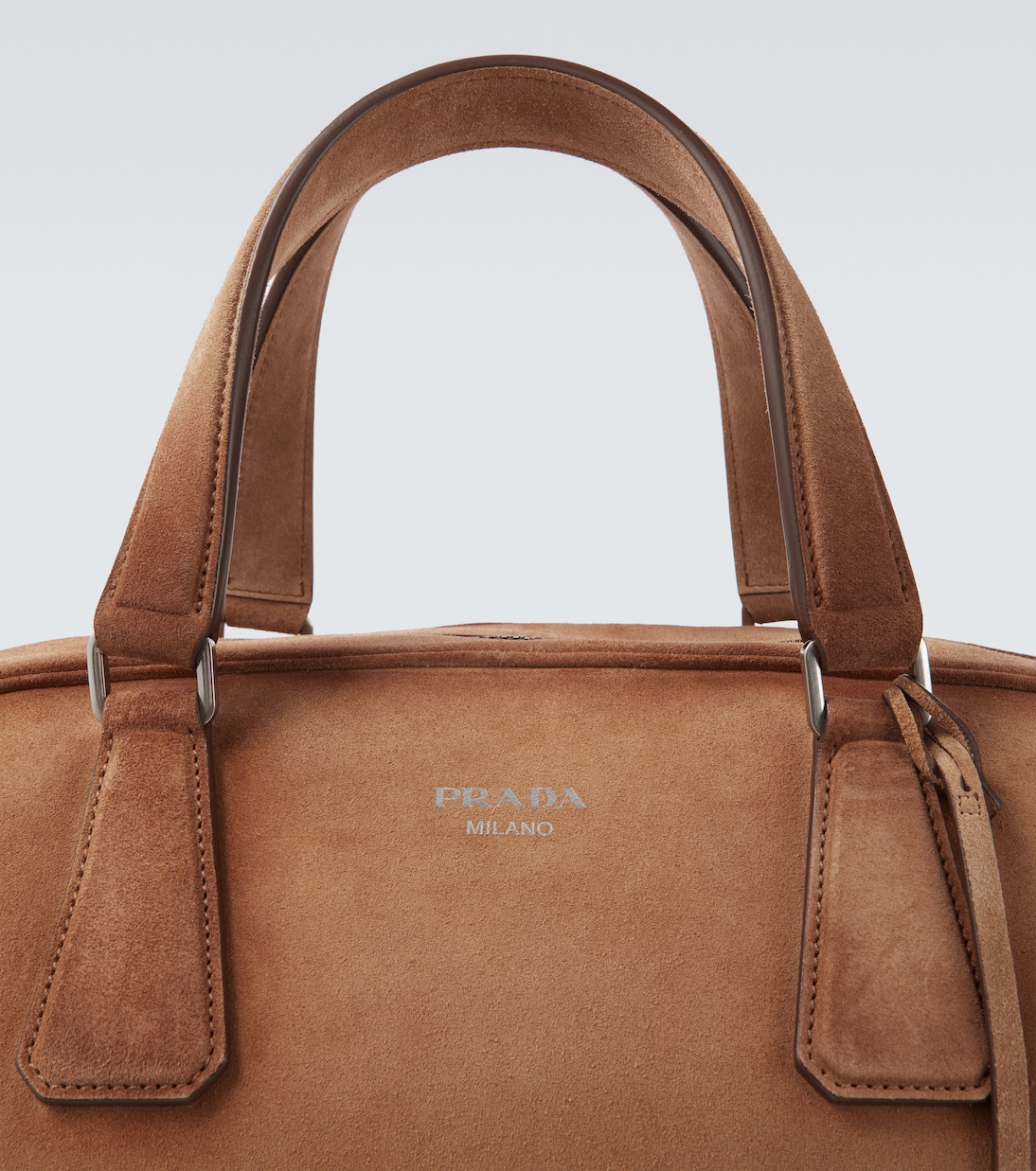 Suede duffel bag | Prada