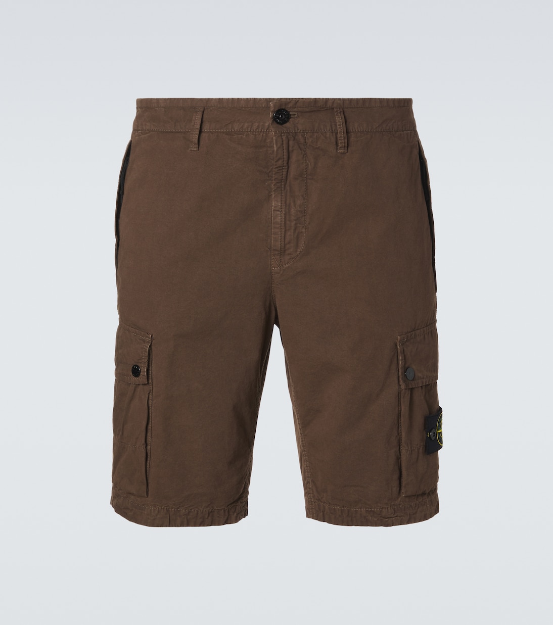 Shorts cargo de lona de algodón | Stone Island