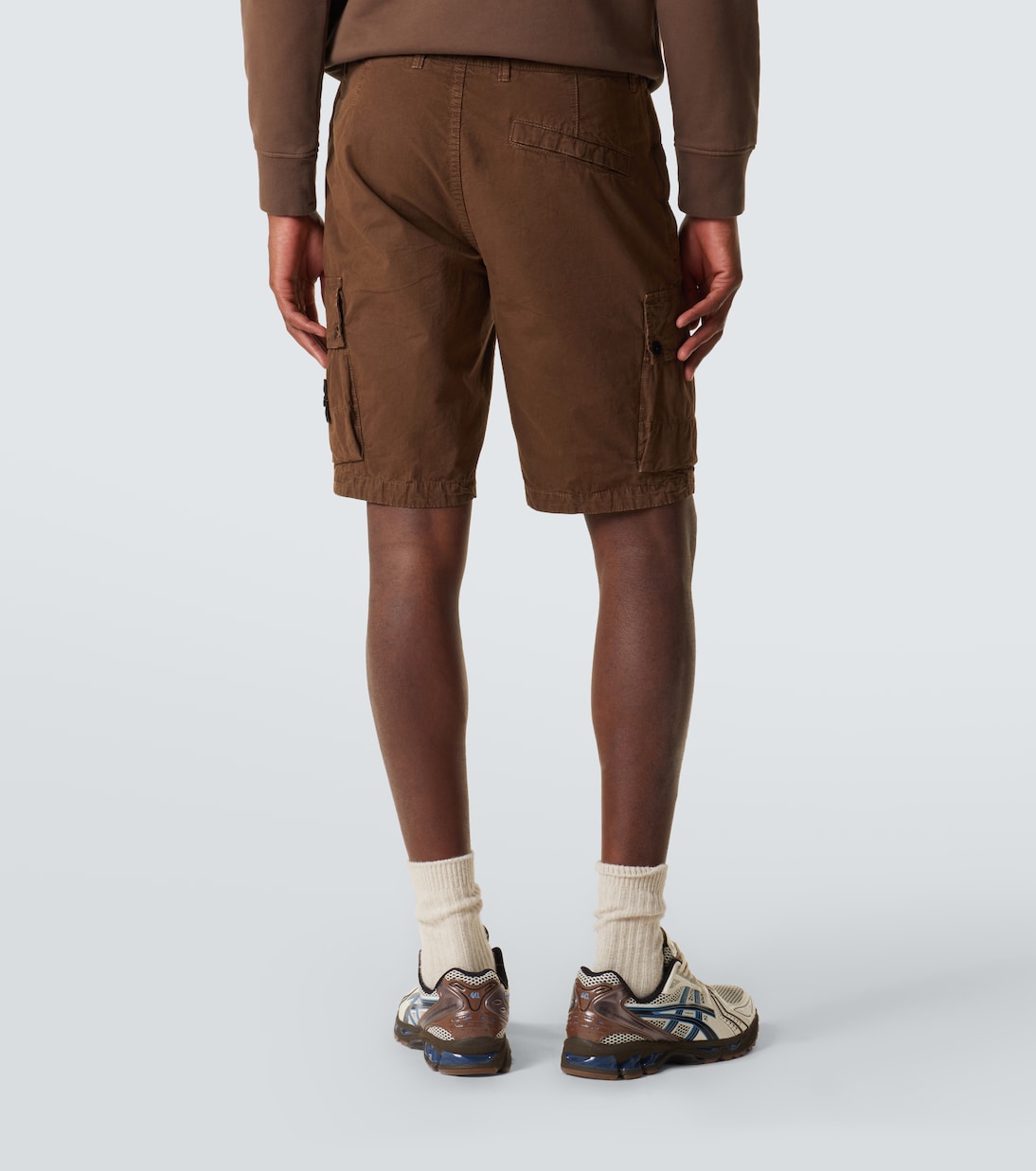 Shorts cargo de lona de algodón | Stone Island