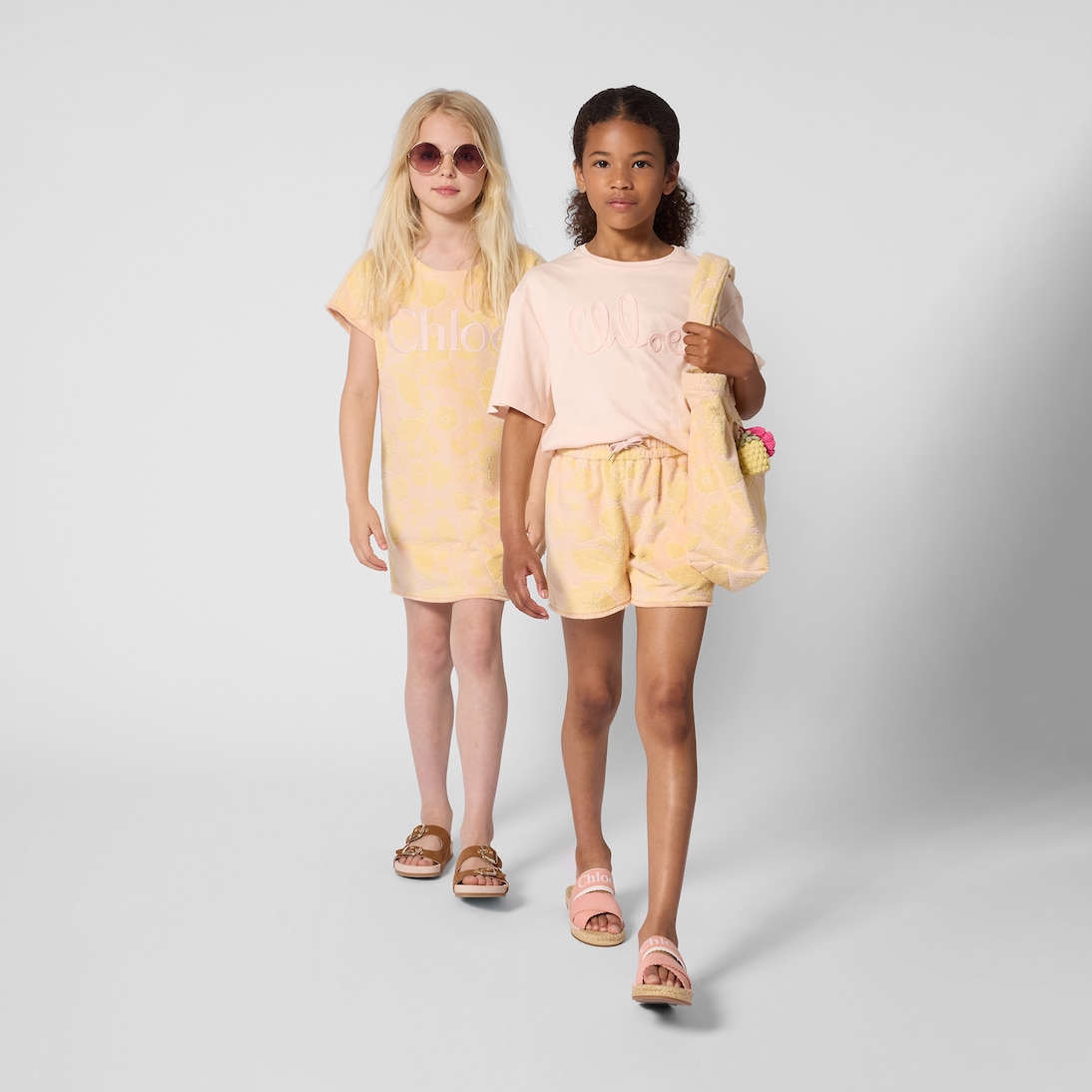 Kleid aus Frottee  | Chloé Kids