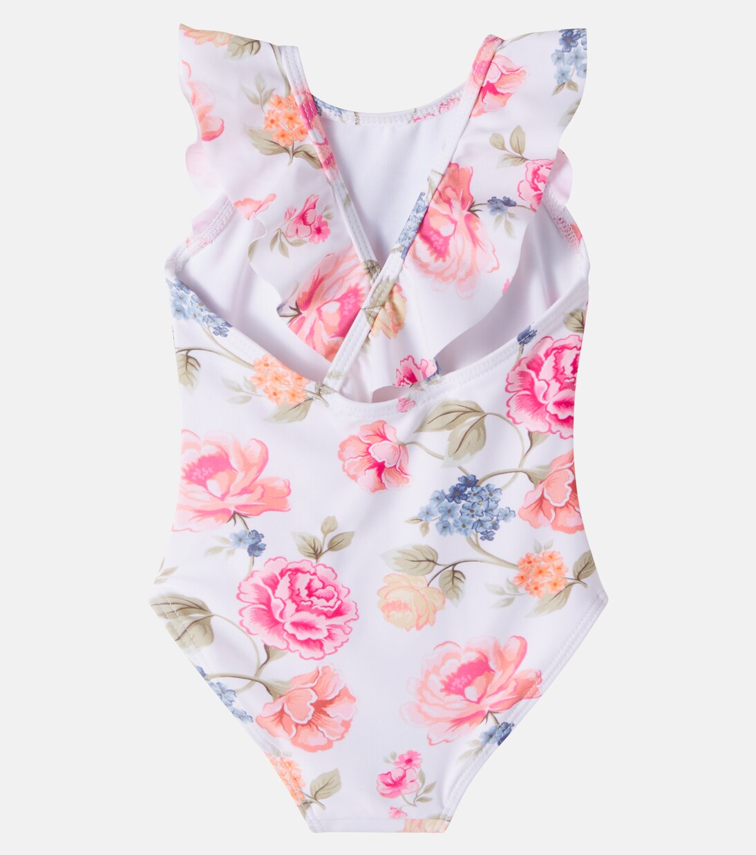 Baby logo floral swimsuit | Chloé Kids