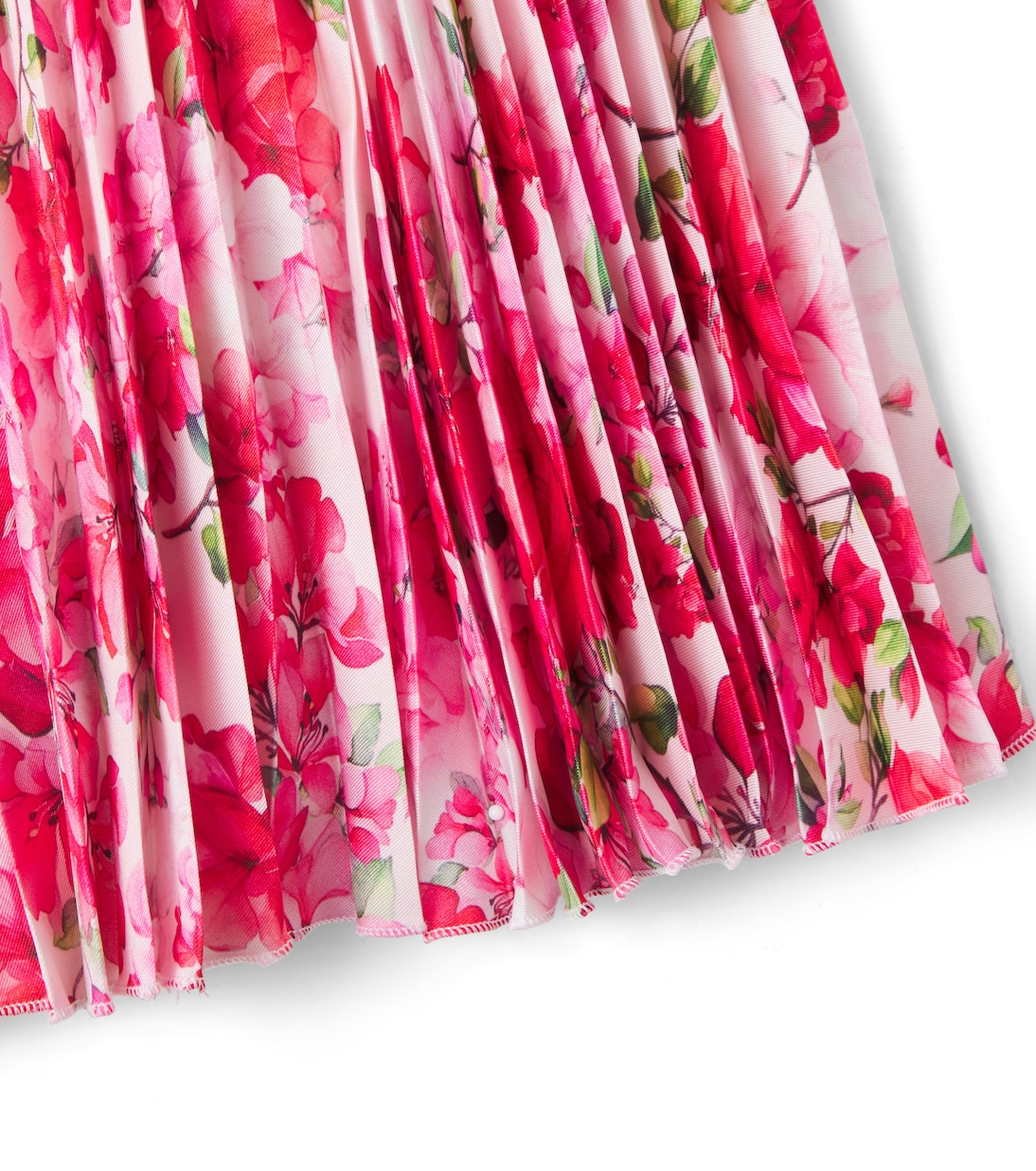 Soleil floral plissé skirt | Monnalisa