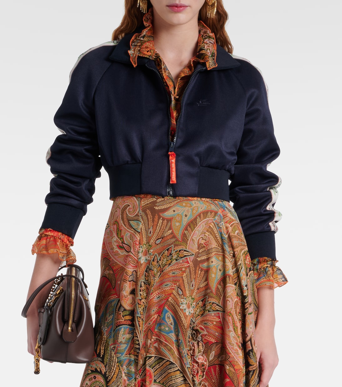 Cropped track jacket | Etro