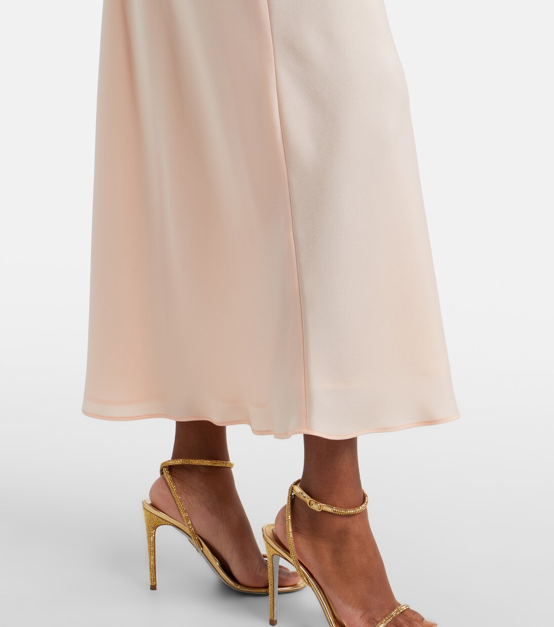 Ghiotto embellished satin slip dress | Max Mara