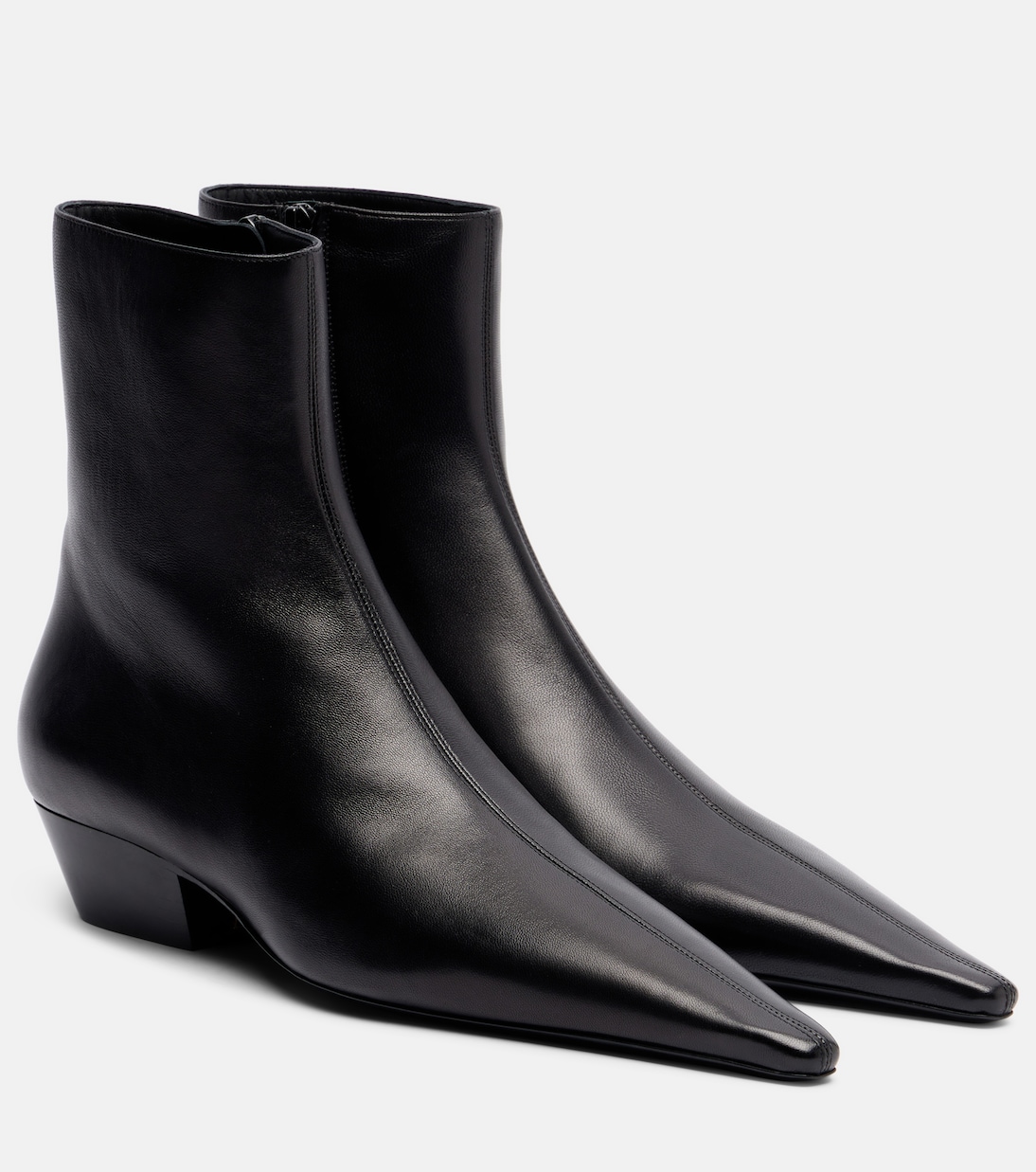 Jill leather ankle boots | Saint Laurent
