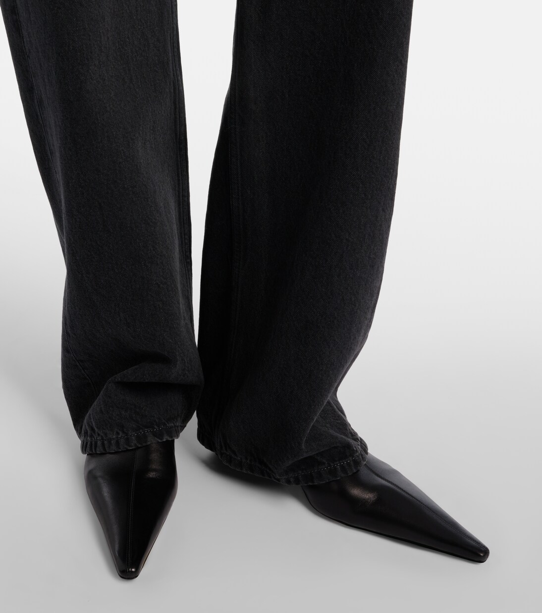 Jill leather ankle boots | Saint Laurent