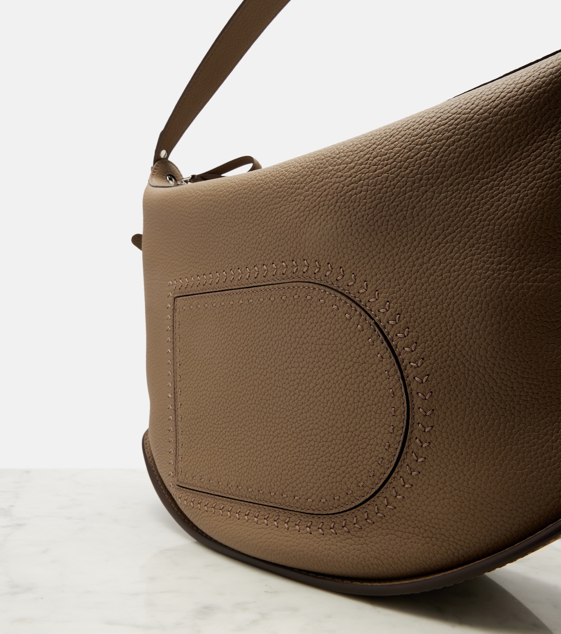 Pin Mini leather shoulder bag | Delvaux