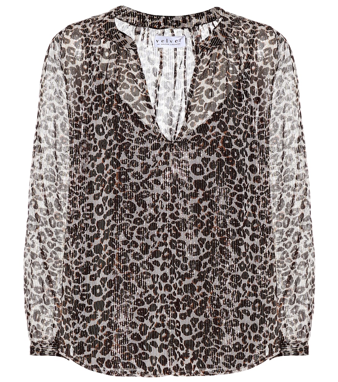 Leopard-print blouse | Velvet