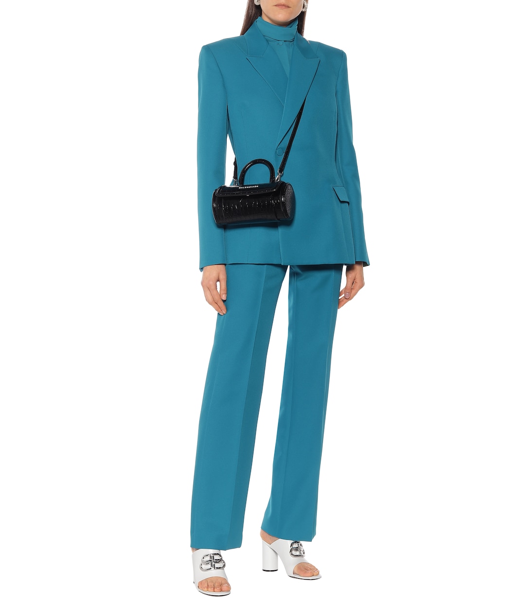 Waisted technical-twill blazer | Balenciaga